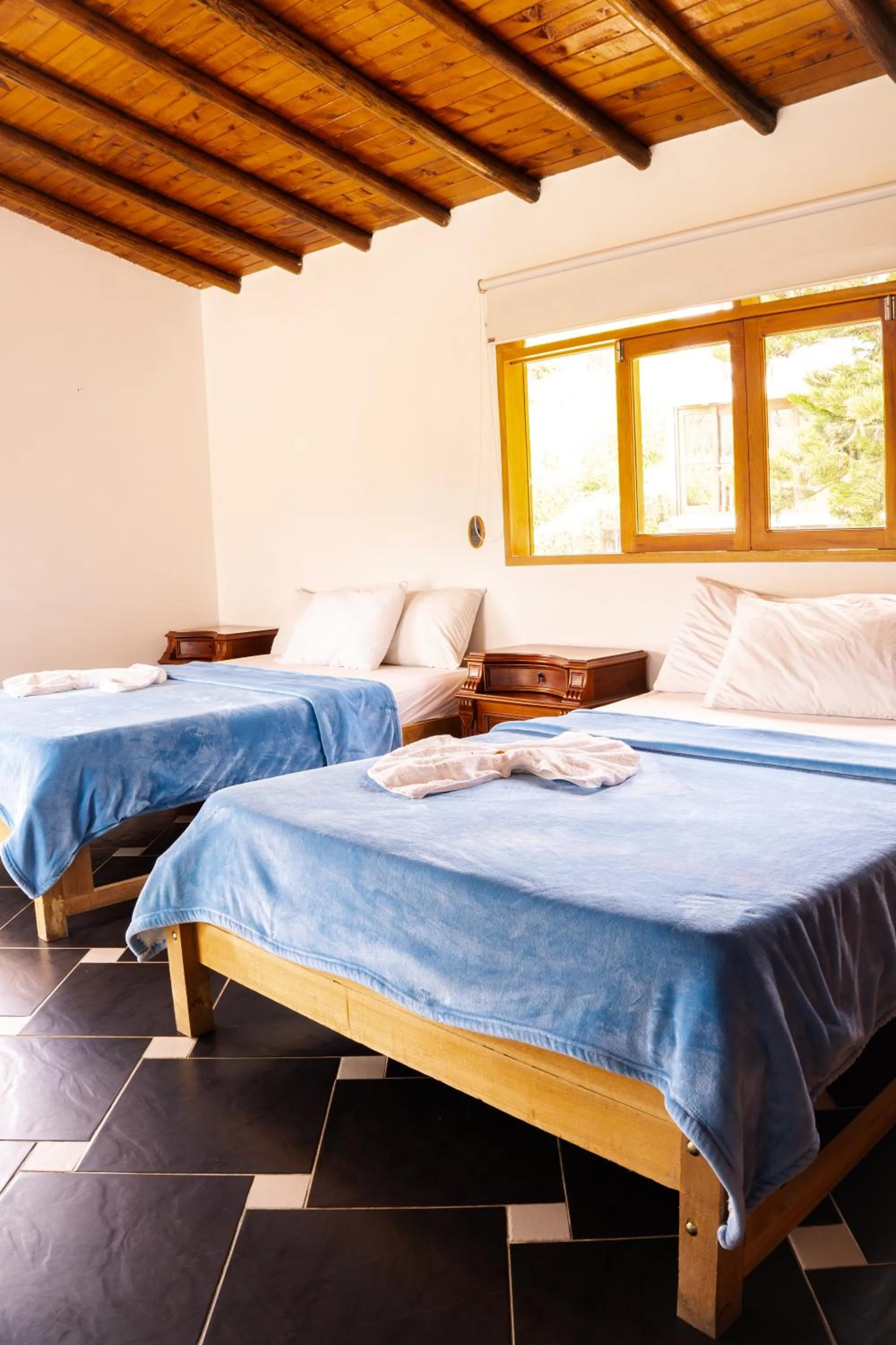 Bed in Hotel Casa Linda Guatape