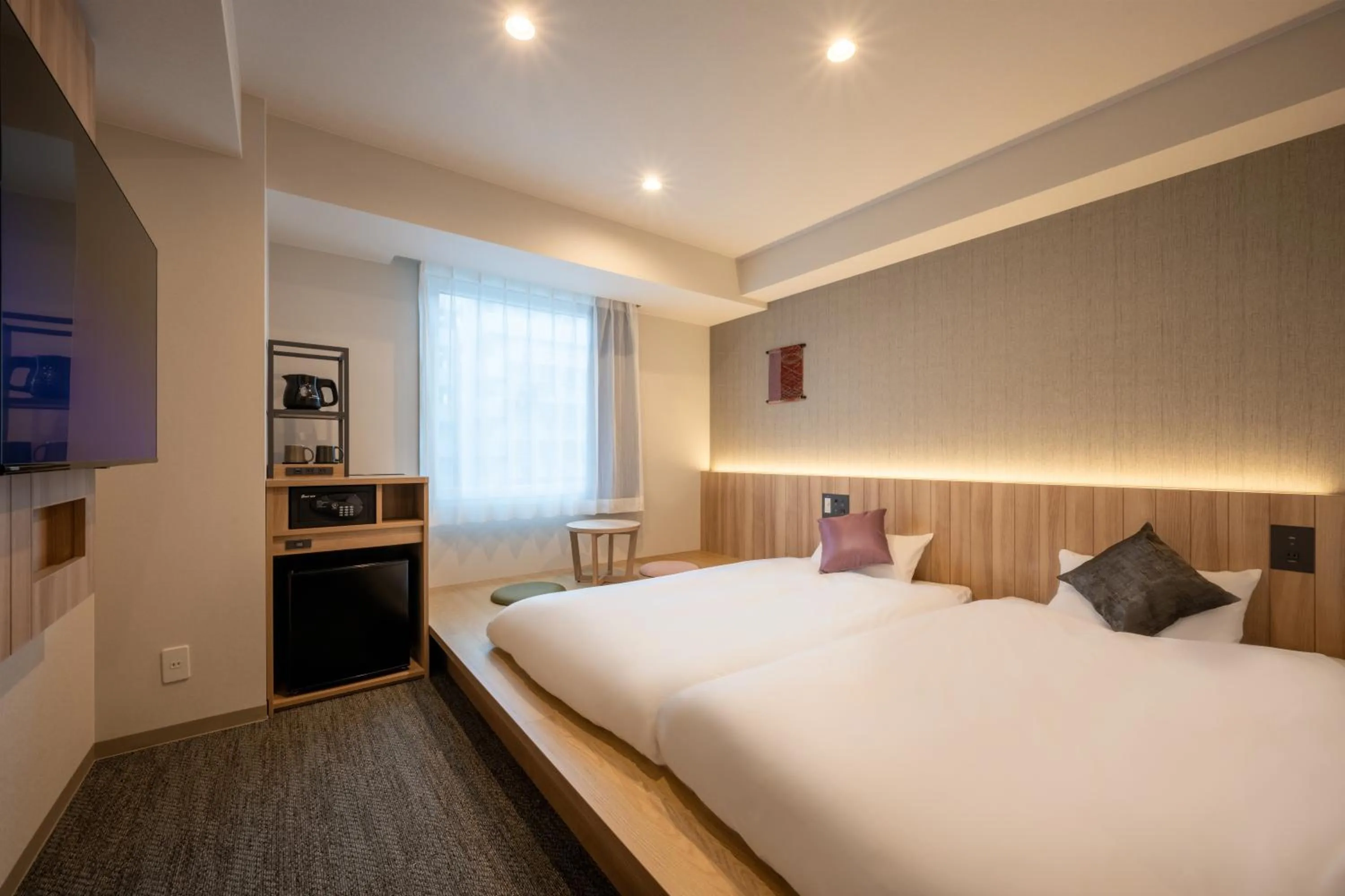 Bed in SAKURA PORT HOTEL