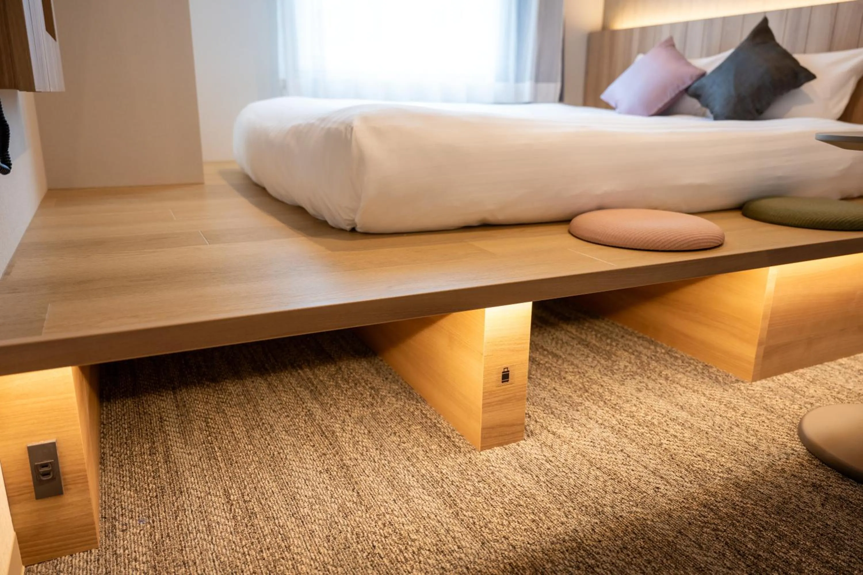 Bed in SAKURA PORT HOTEL