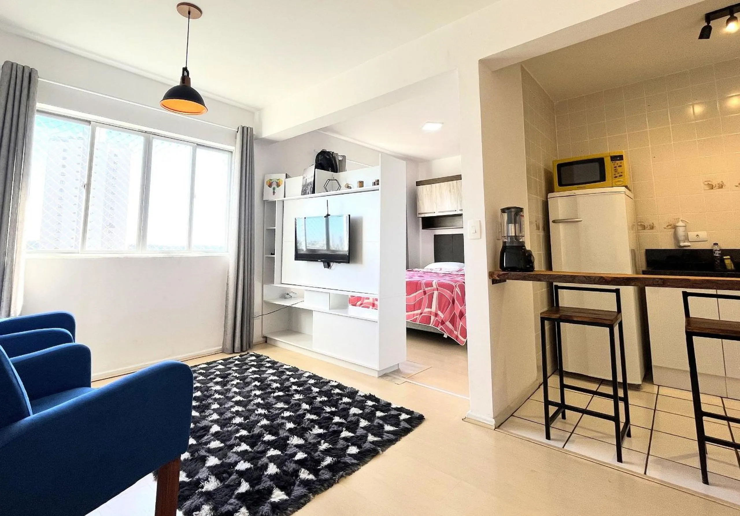 Living room in Prédio fantástico no bairro mais requisitado de Curitiba