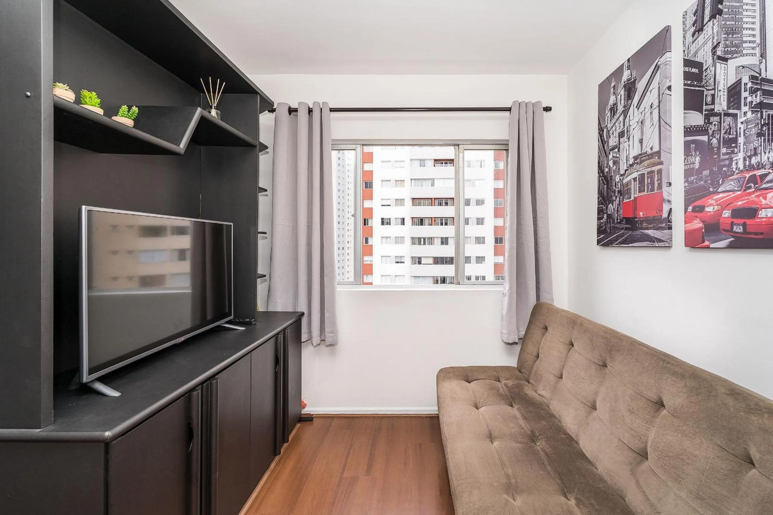 Living room in Prédio fantástico no bairro mais requisitado de Curitiba