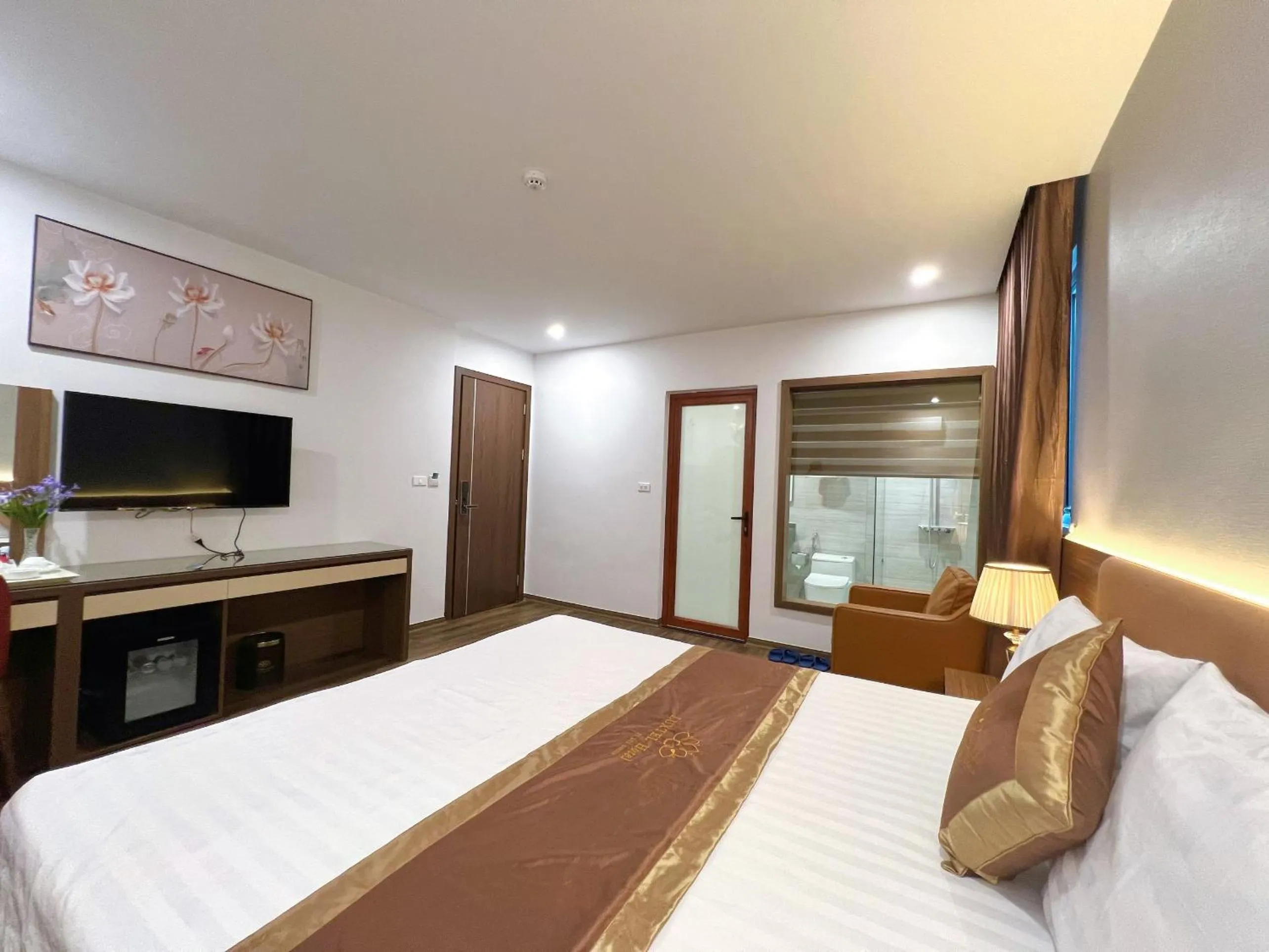 Bed in Luxtel Hotel Ngoại Giao Đoàn