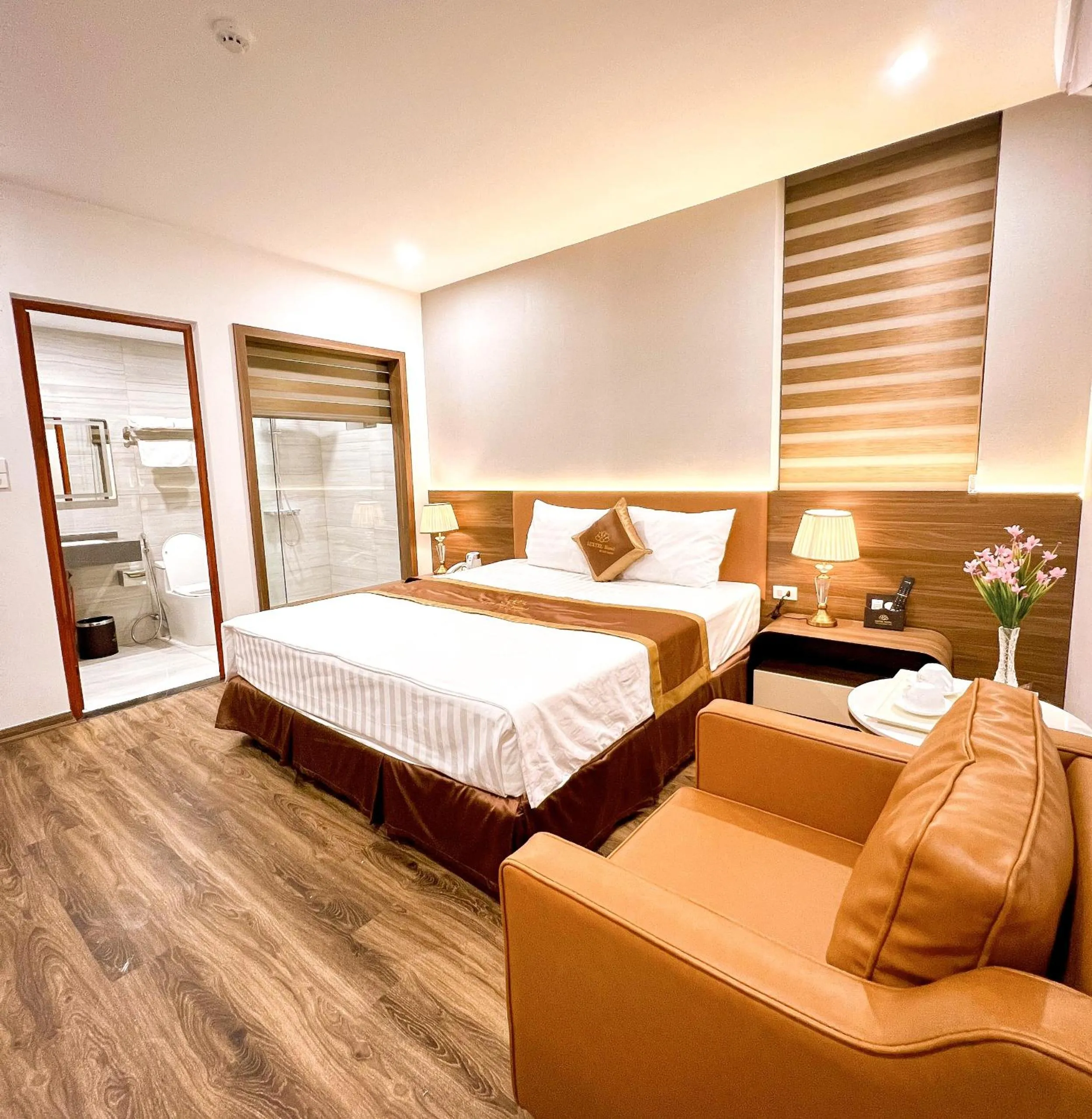 Bed in Luxtel Hotel Ngoại Giao Đoàn