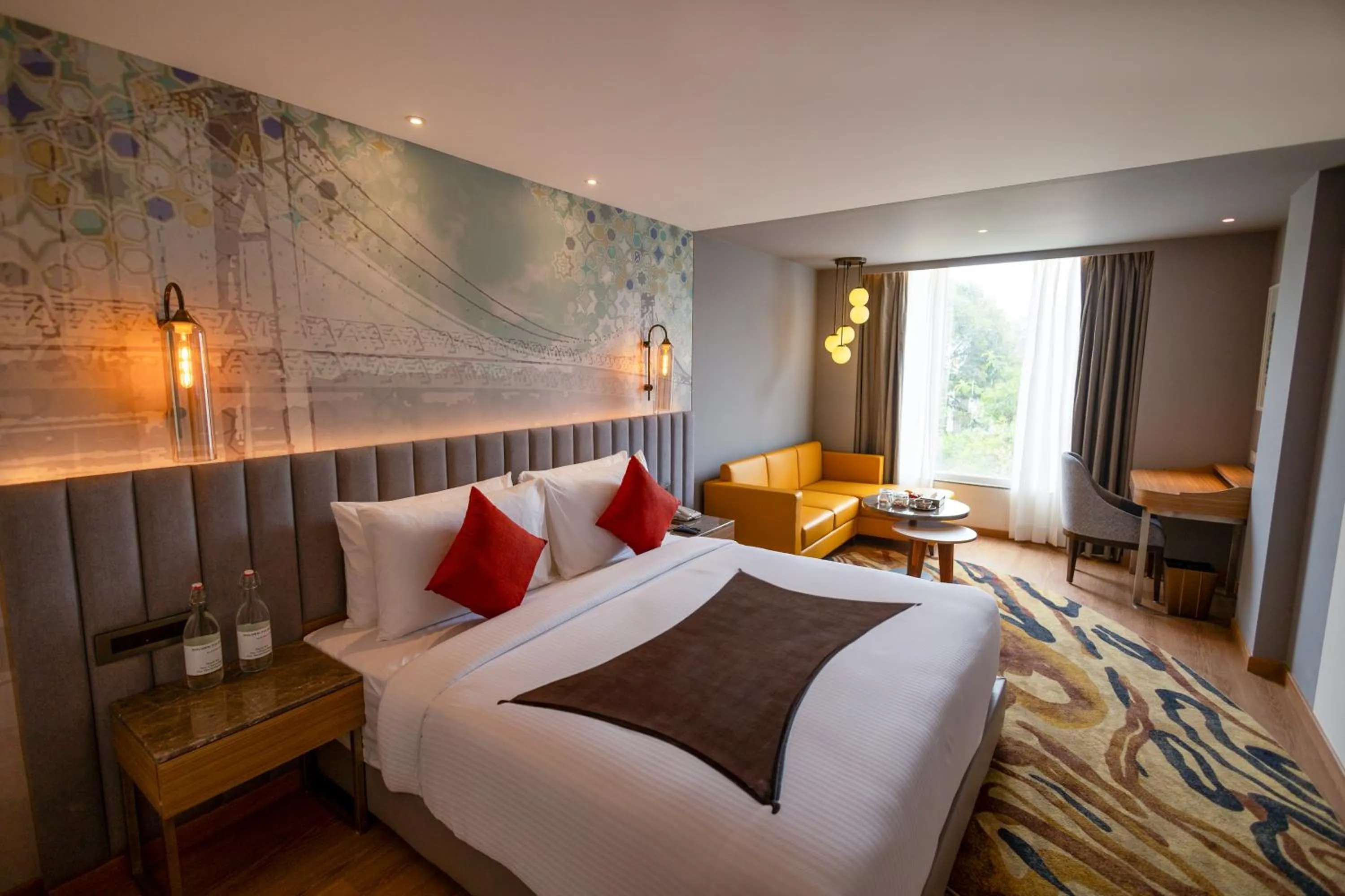 Bedroom, Bed in Golden Tulip Bhopal