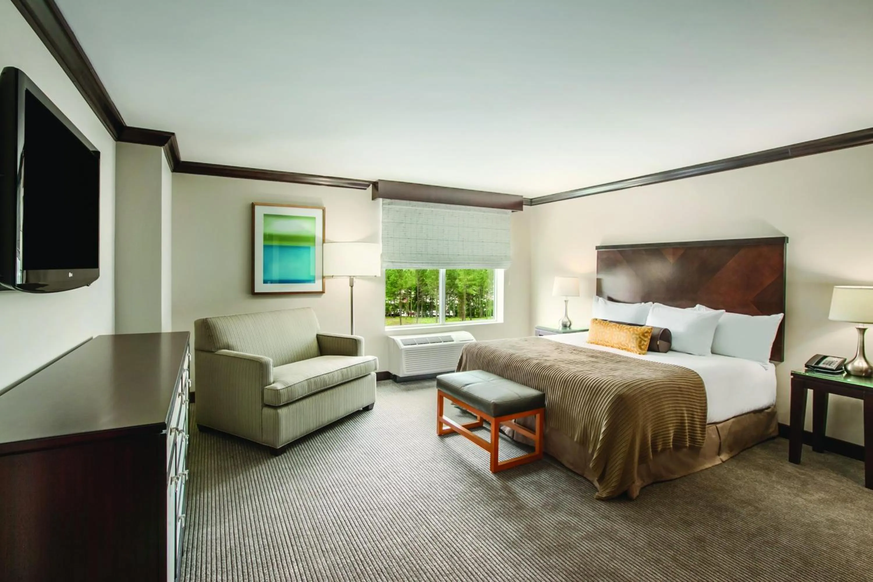 Bedroom, Bed in Hyatt Place Raleigh Cary