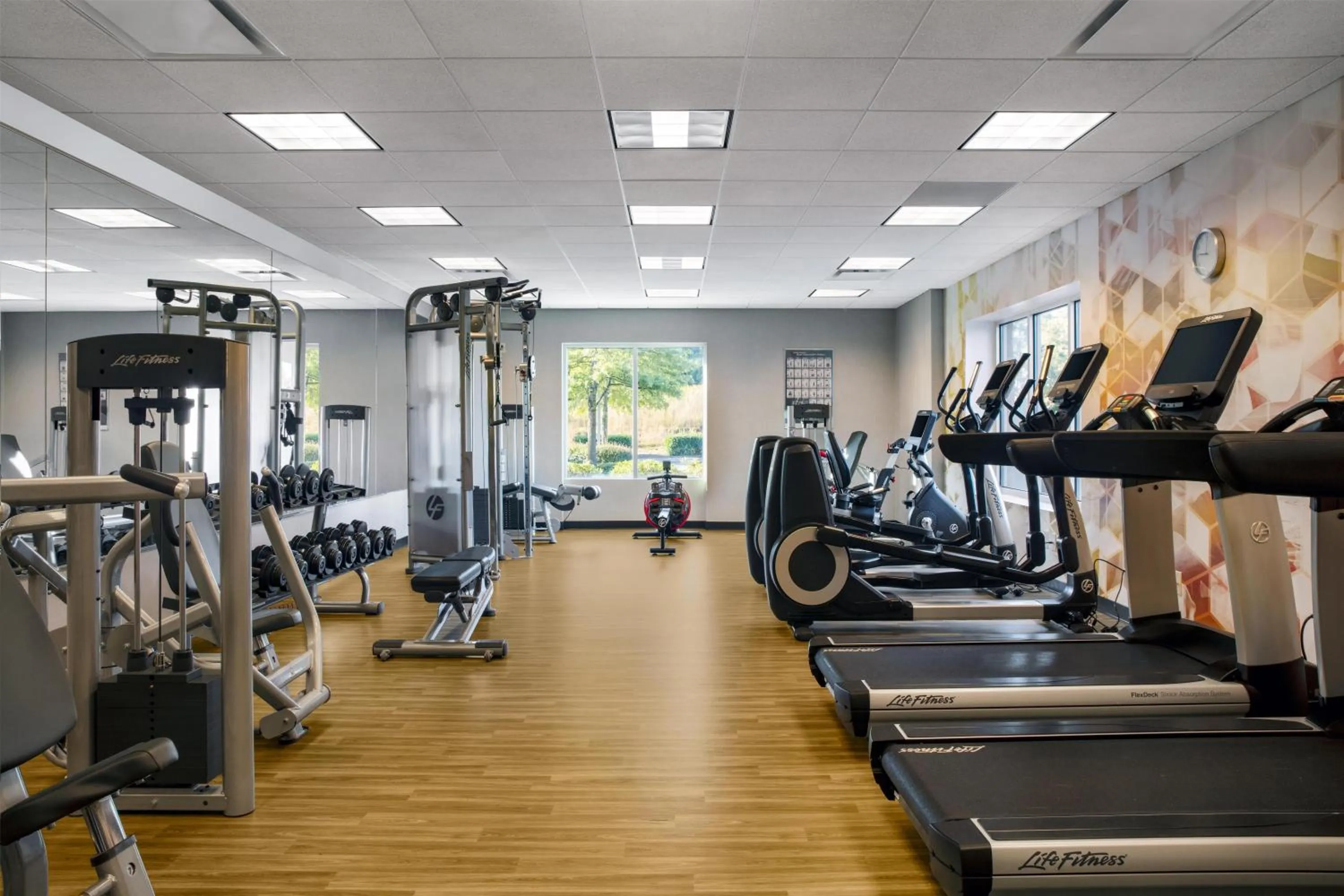Fitness centre/facilities in Hyatt Place Raleigh Cary