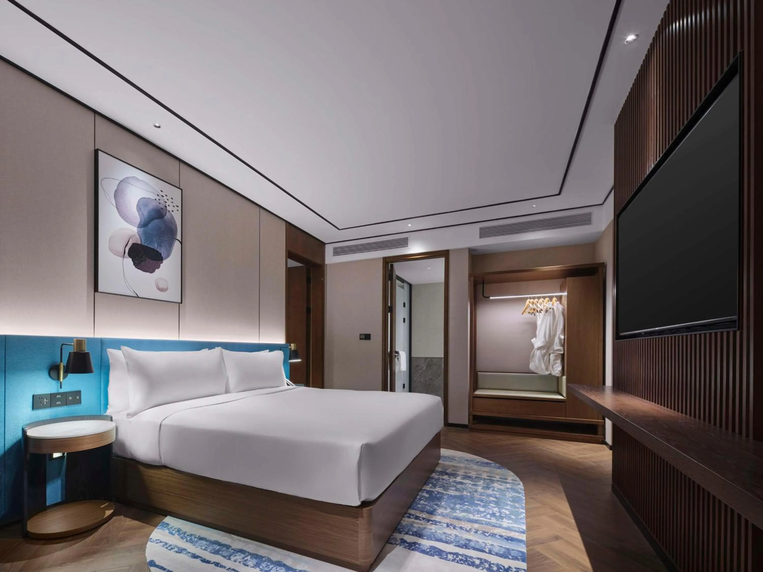 Bed in Hilton Garden Inn Nantong Rudong