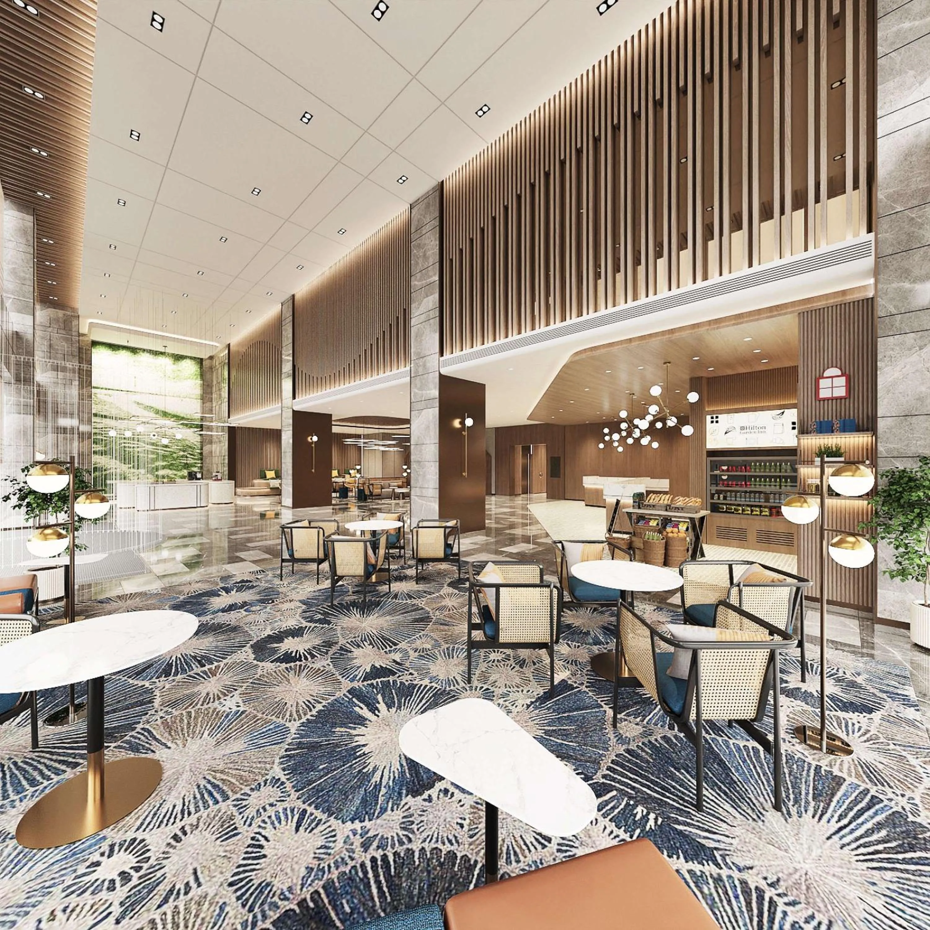 Lobby or reception in Hilton Garden Inn Nantong Rudong