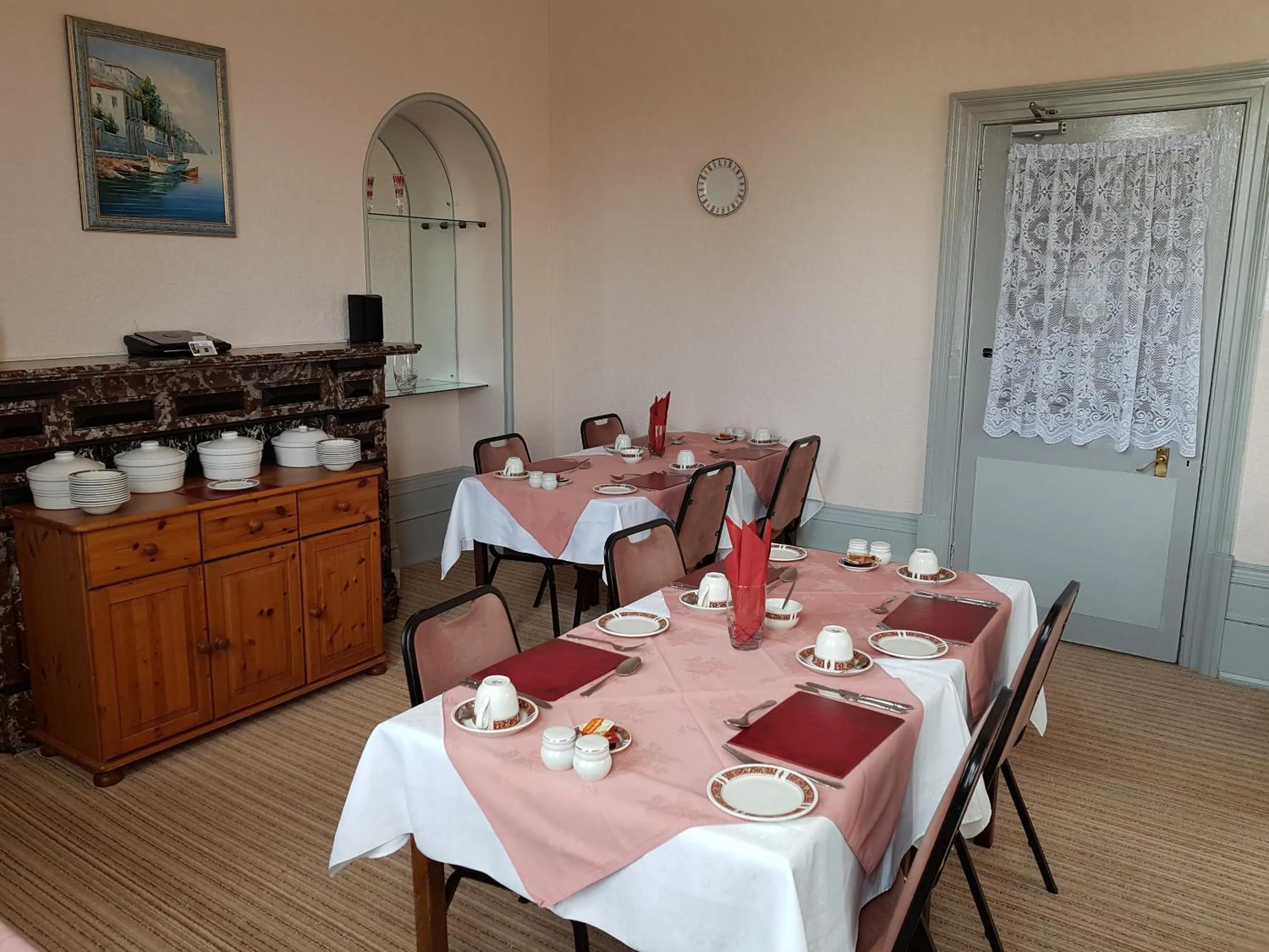 Dining area in The Wycliffe
