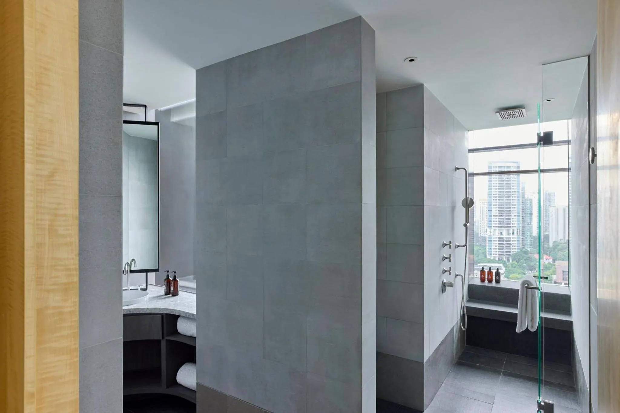 Bathroom in COMO Metropolitan Singapore