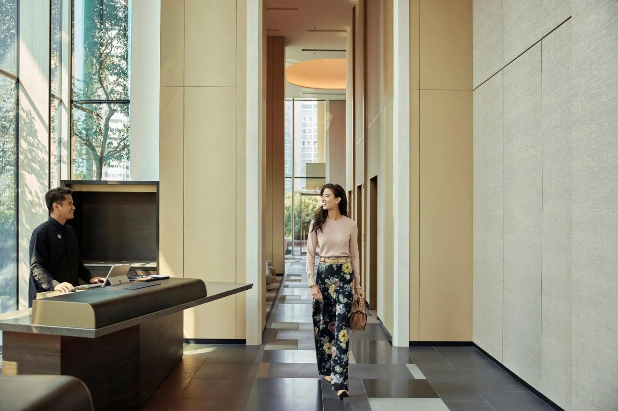 Lobby or reception in COMO Metropolitan Singapore