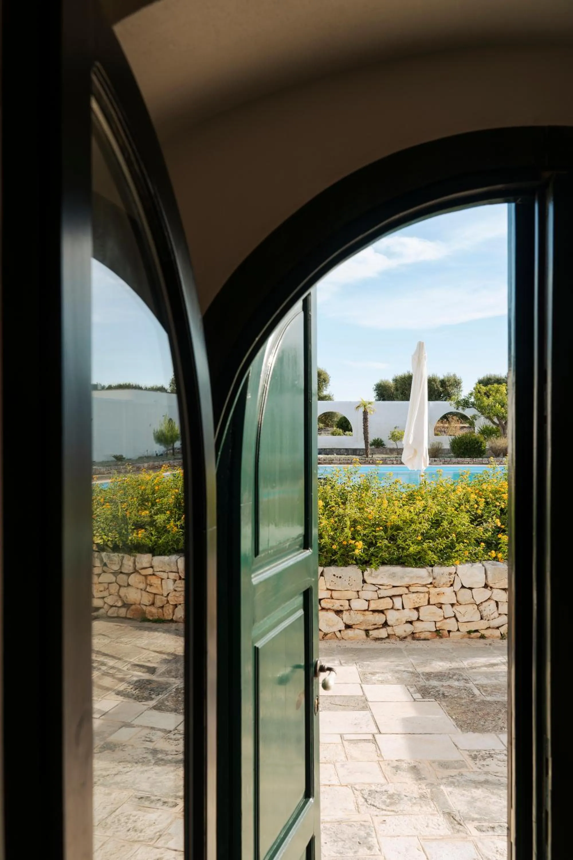 Garden view in Masseria Gorgognolo