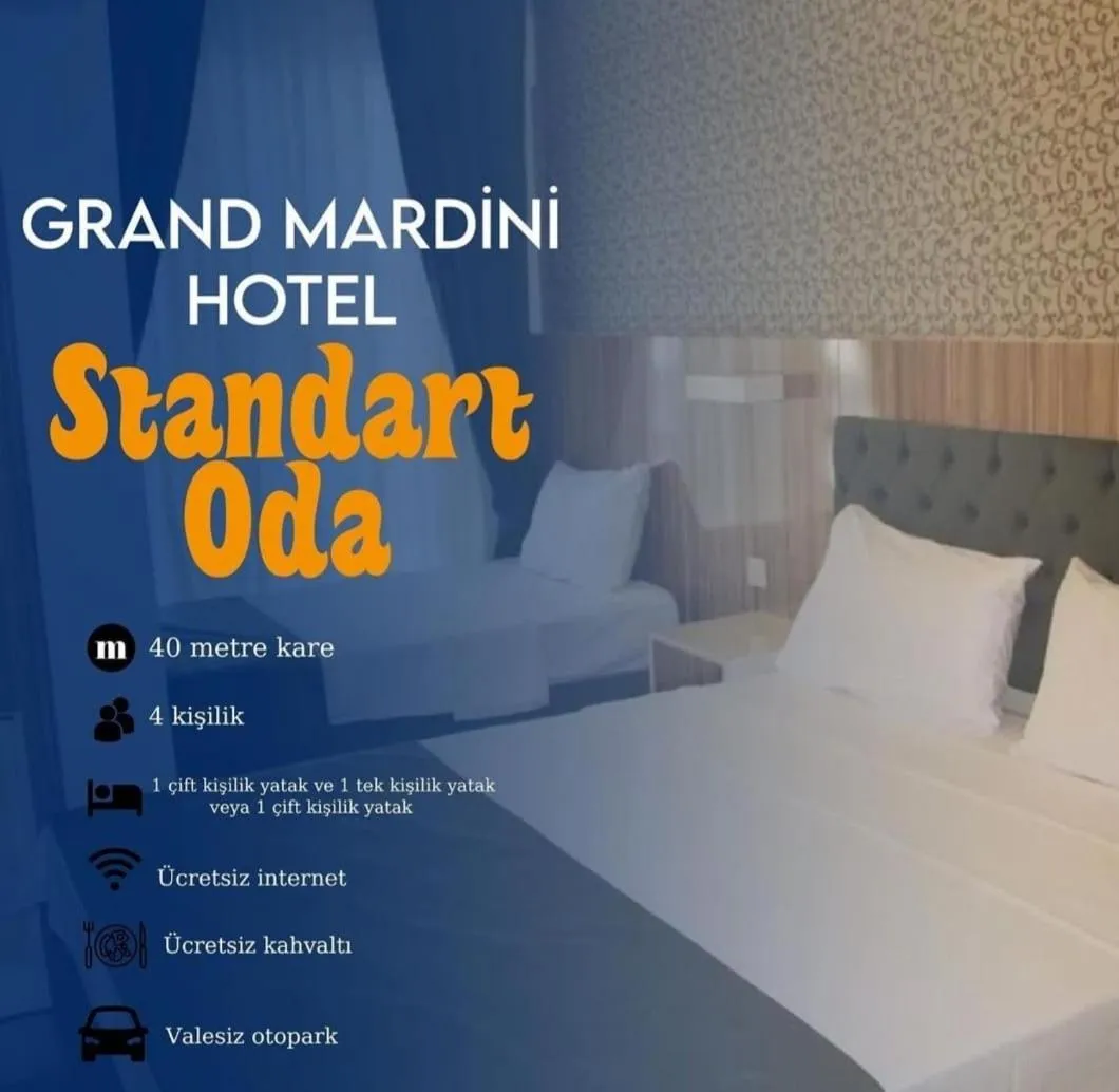 Bed in Grand Mardin Hotel