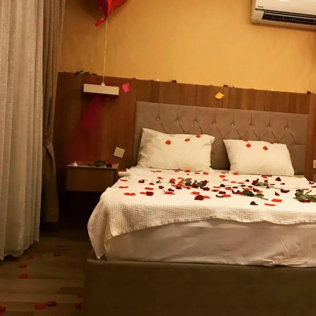 Bed in Grand Mardin Hotel