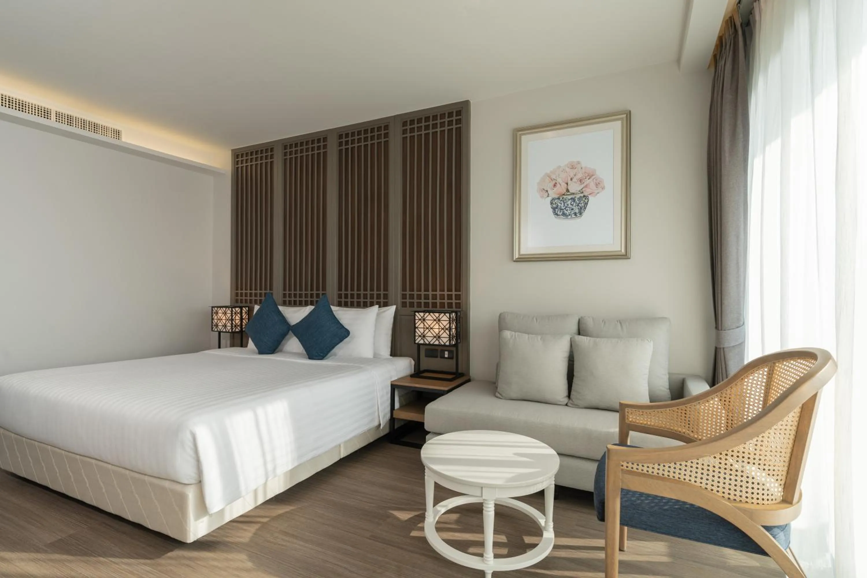 Bed in Bella Nara Phuket Naiyang Beach