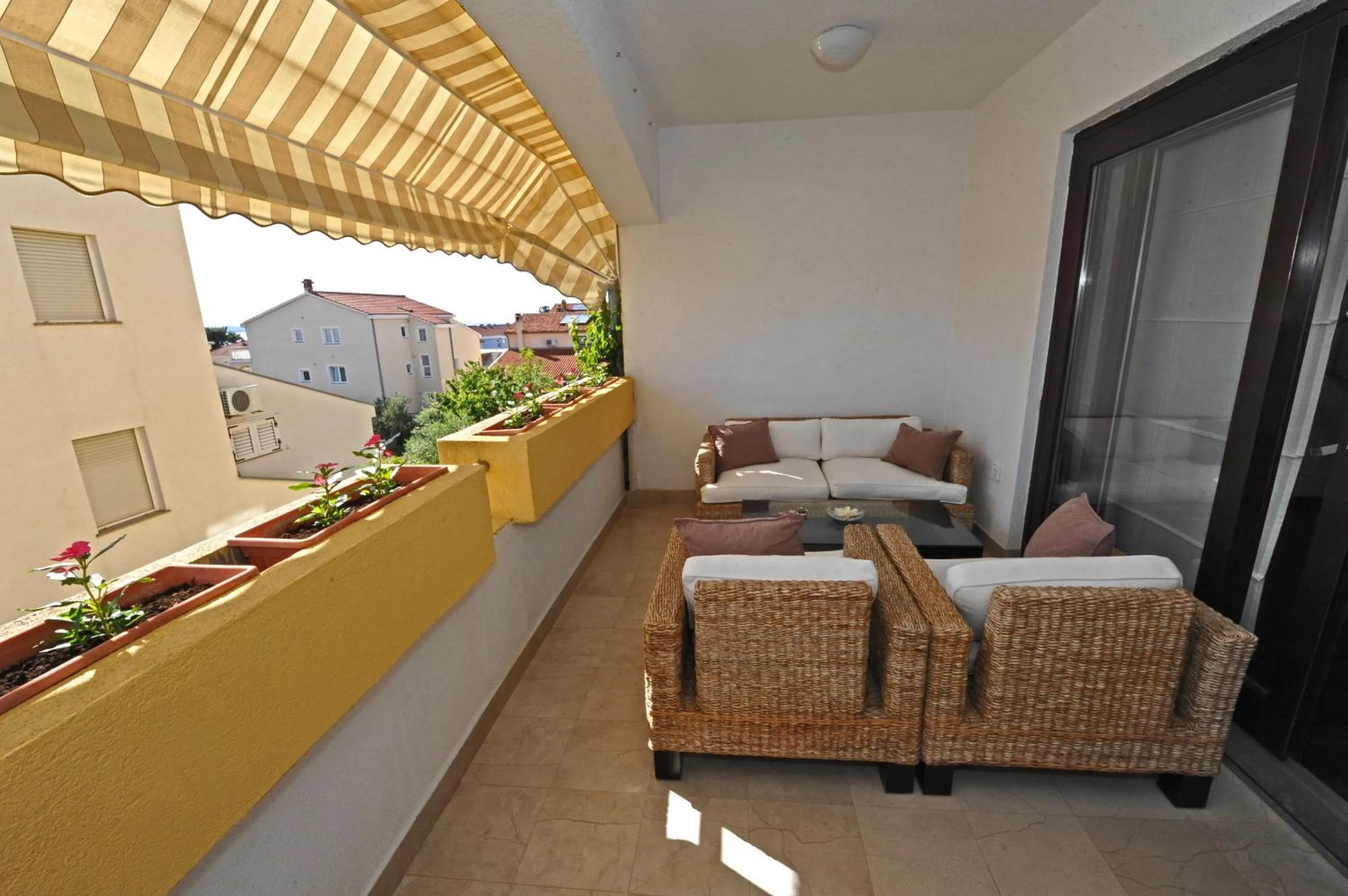 Balcony/Terrace in Apartments Villa Violet