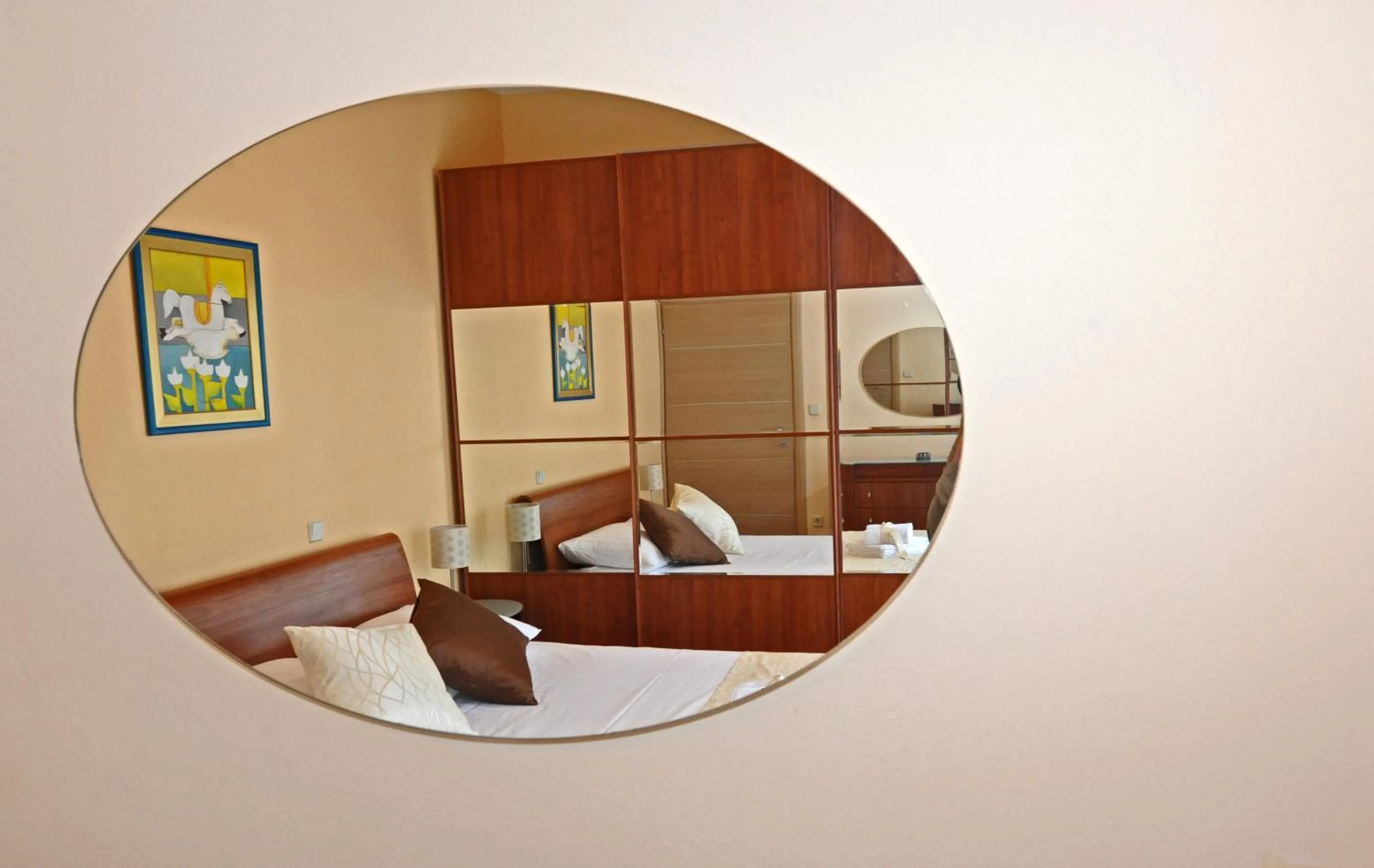 Decorative detail, Bed in Apartments Villa Violet