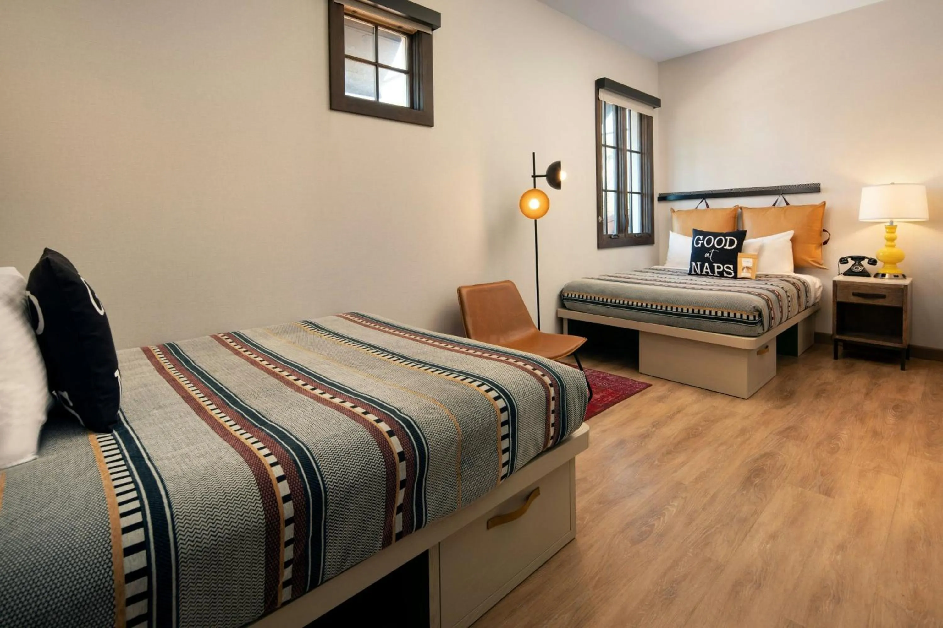 Photo of the whole room, Bed in The Waterman