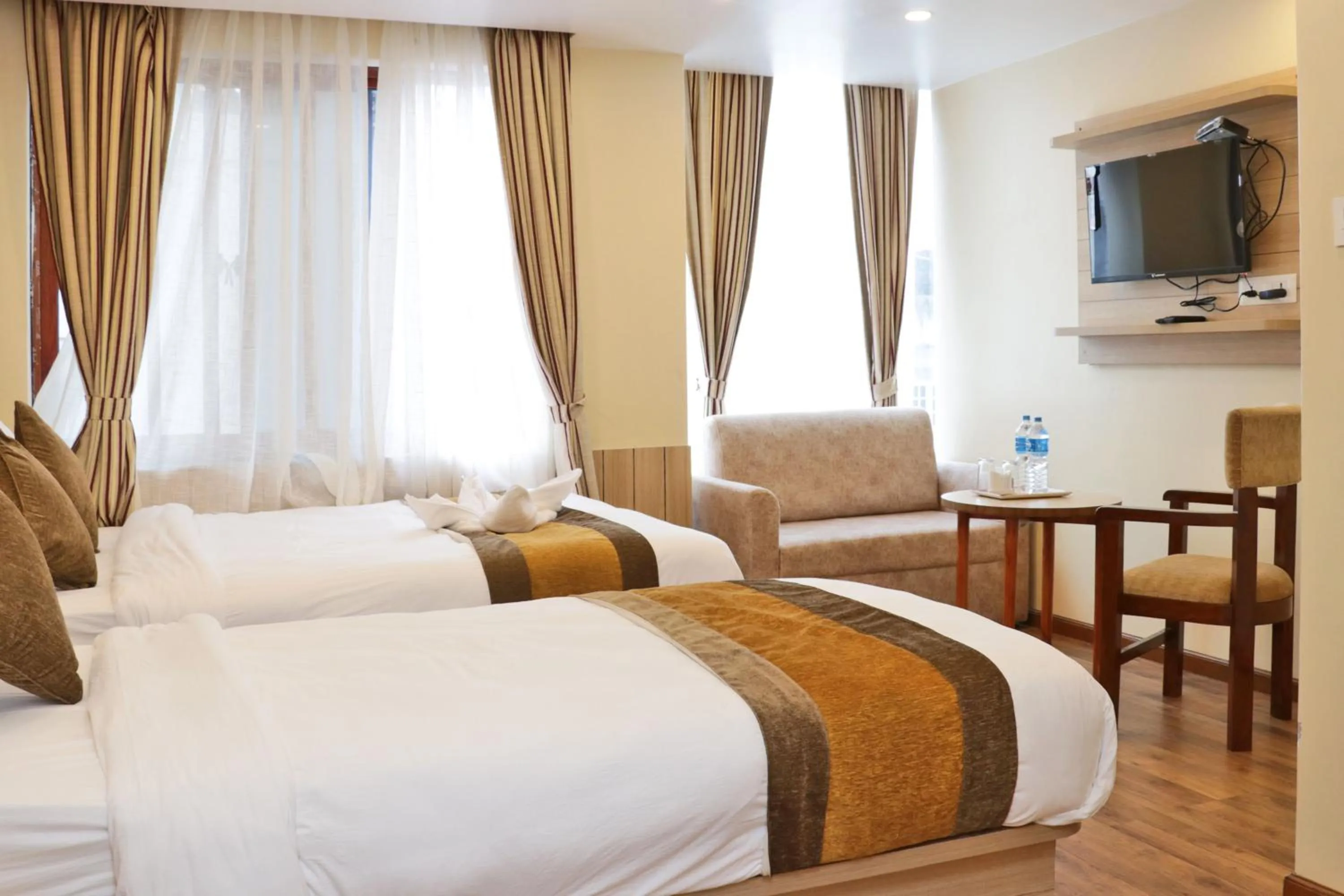 Bed in Hotel Airport Gurkha