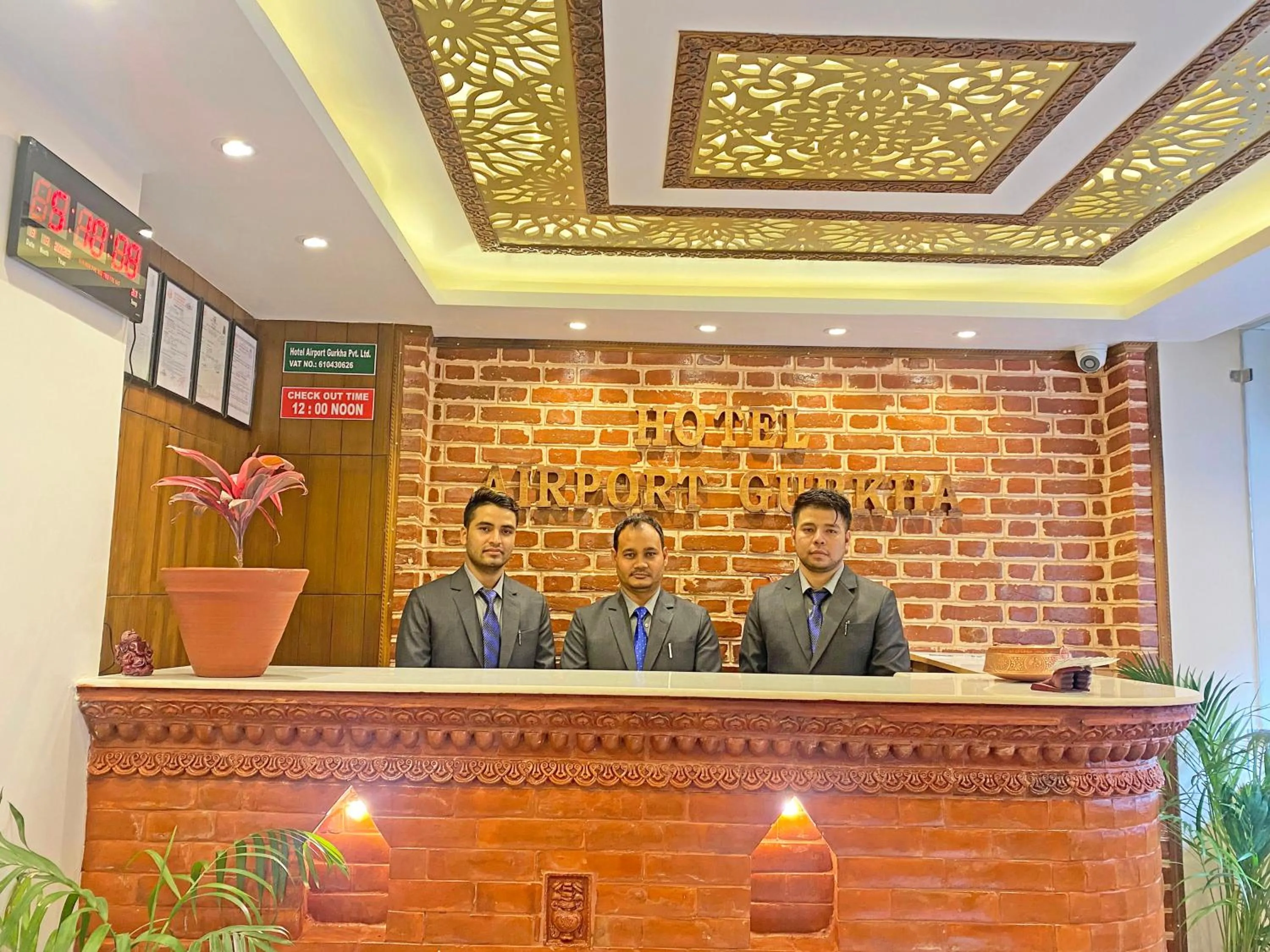 Staff in Hotel Airport Gurkha