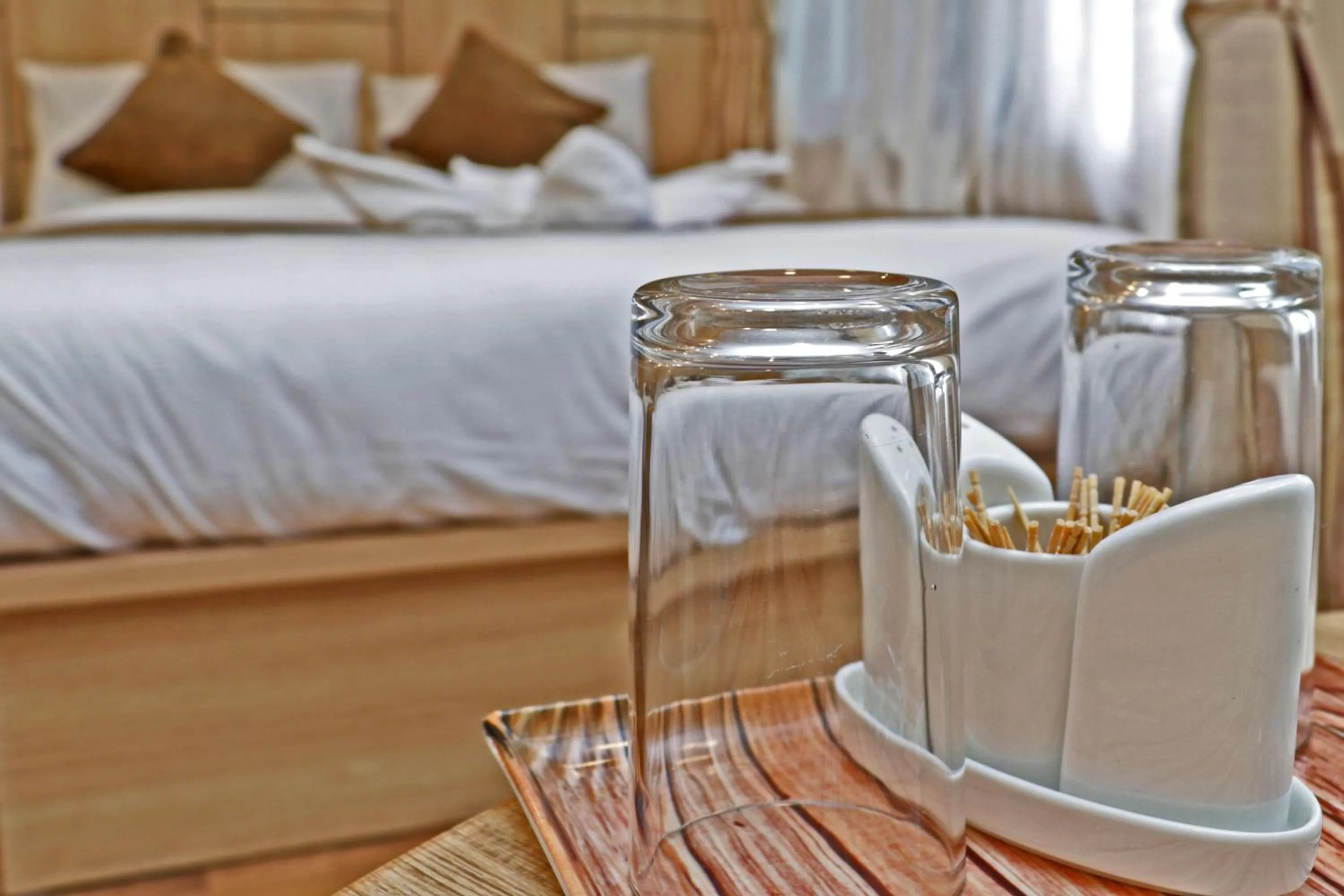 Bed in Hotel Airport Gurkha