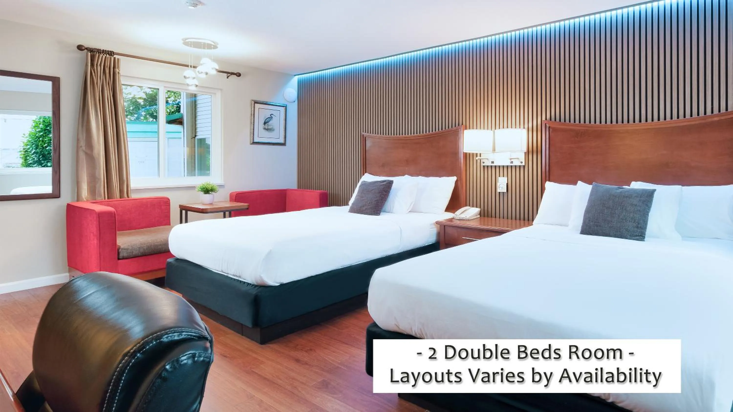 Bed in Gibsons Garden Hotel