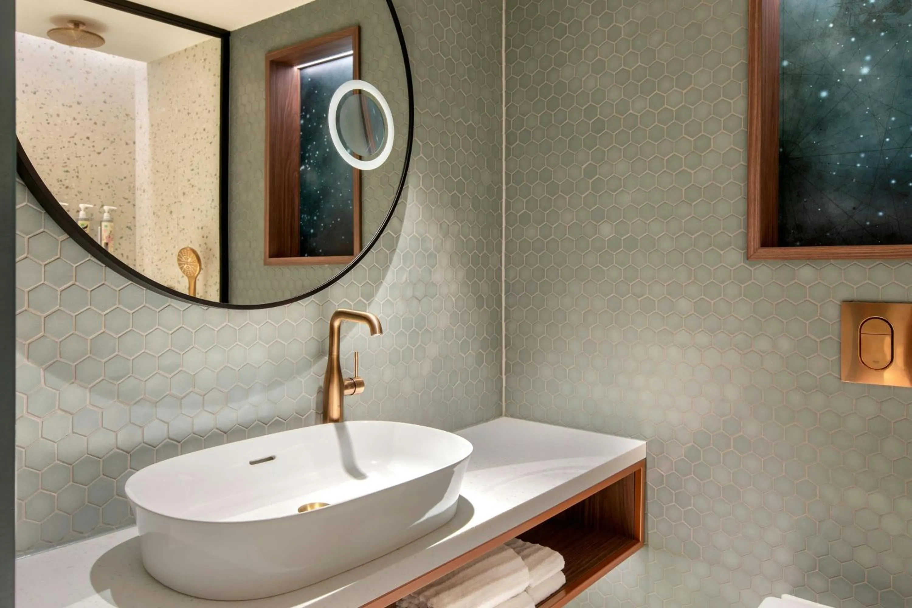 Bathroom in Renaissance Amsterdam Hotel