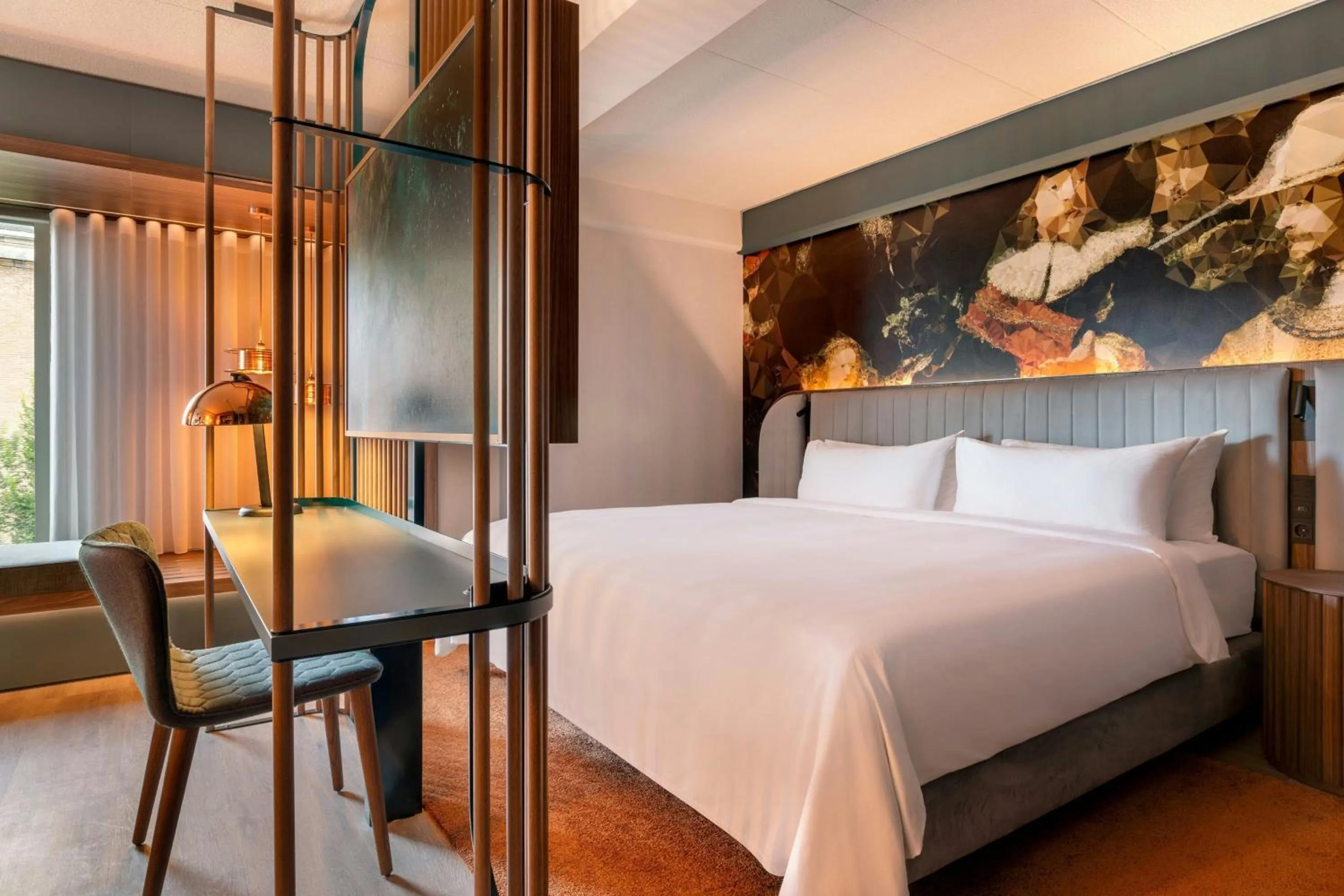 Photo of the whole room, Bed in Renaissance Amsterdam Hotel