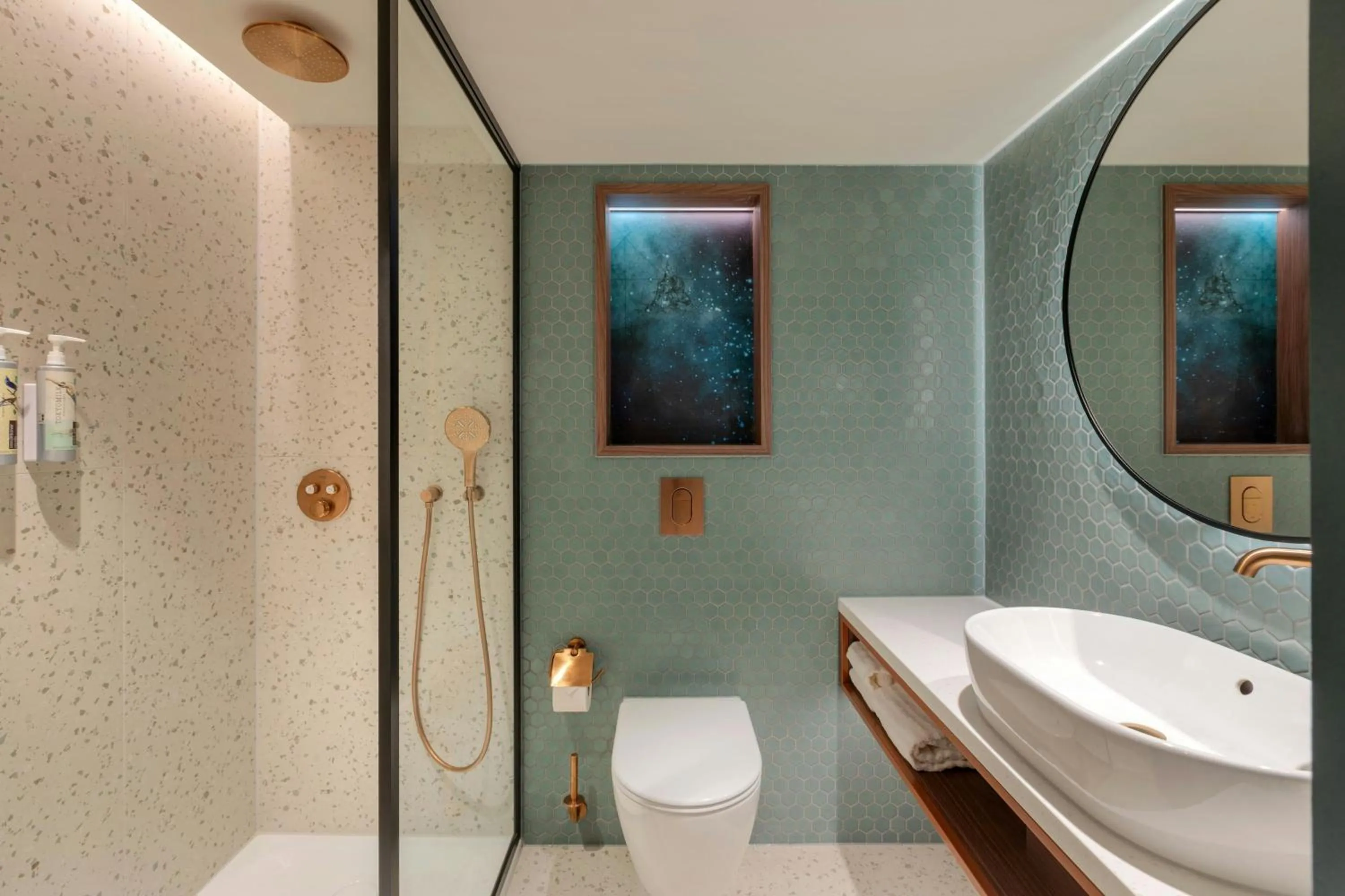 Bathroom in Renaissance Amsterdam Hotel