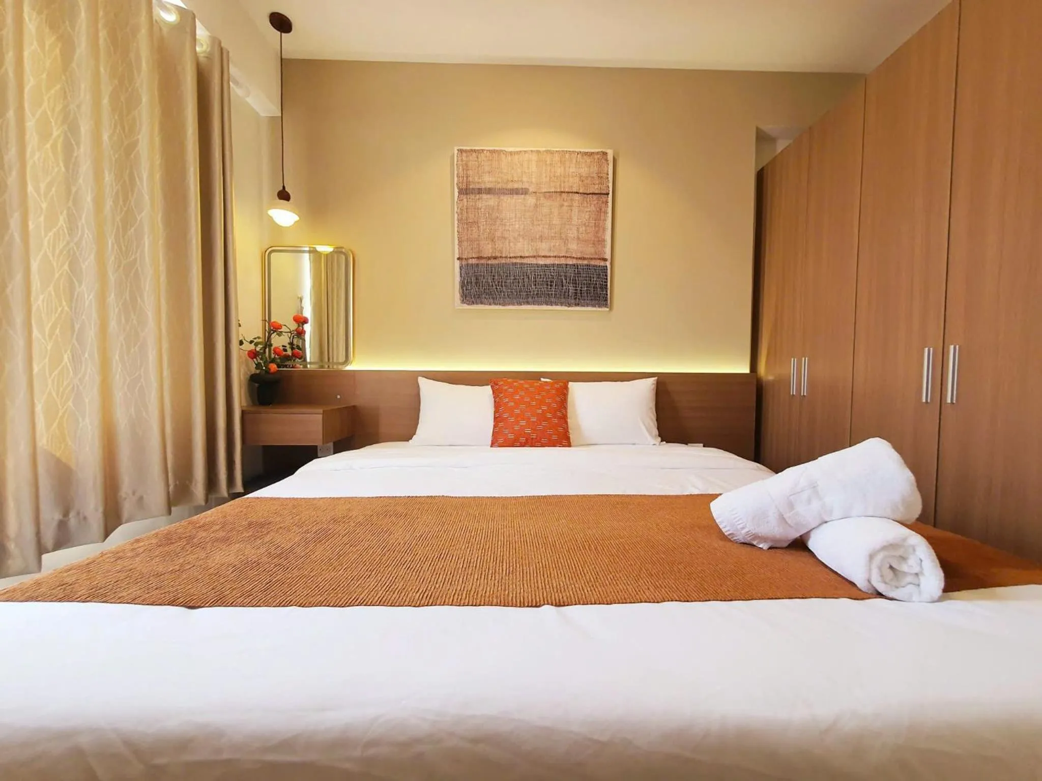 Bed in May Soho Saigon Serviced Apartment