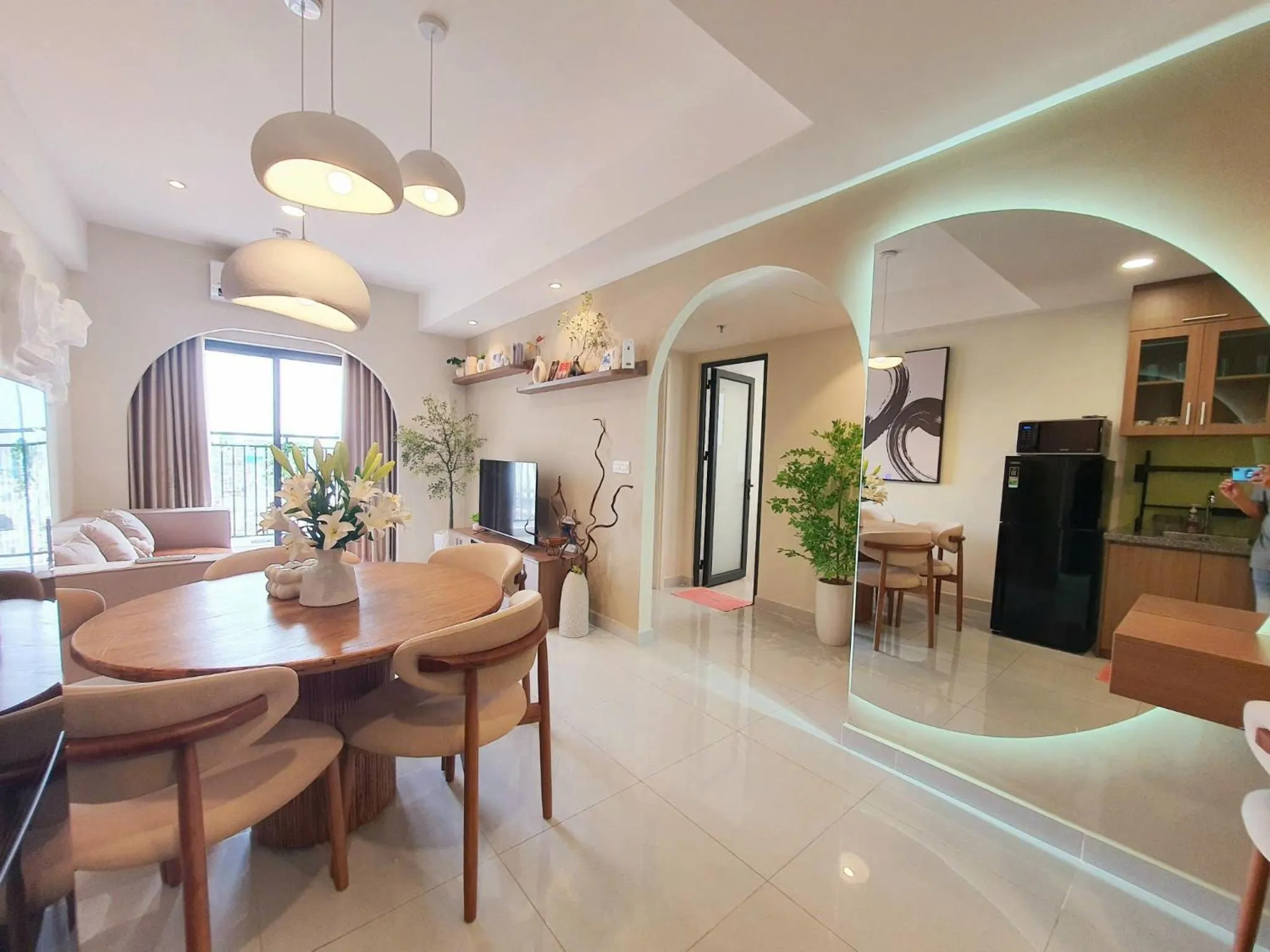 Kitchen or kitchenette in May Soho Saigon Serviced Apartment