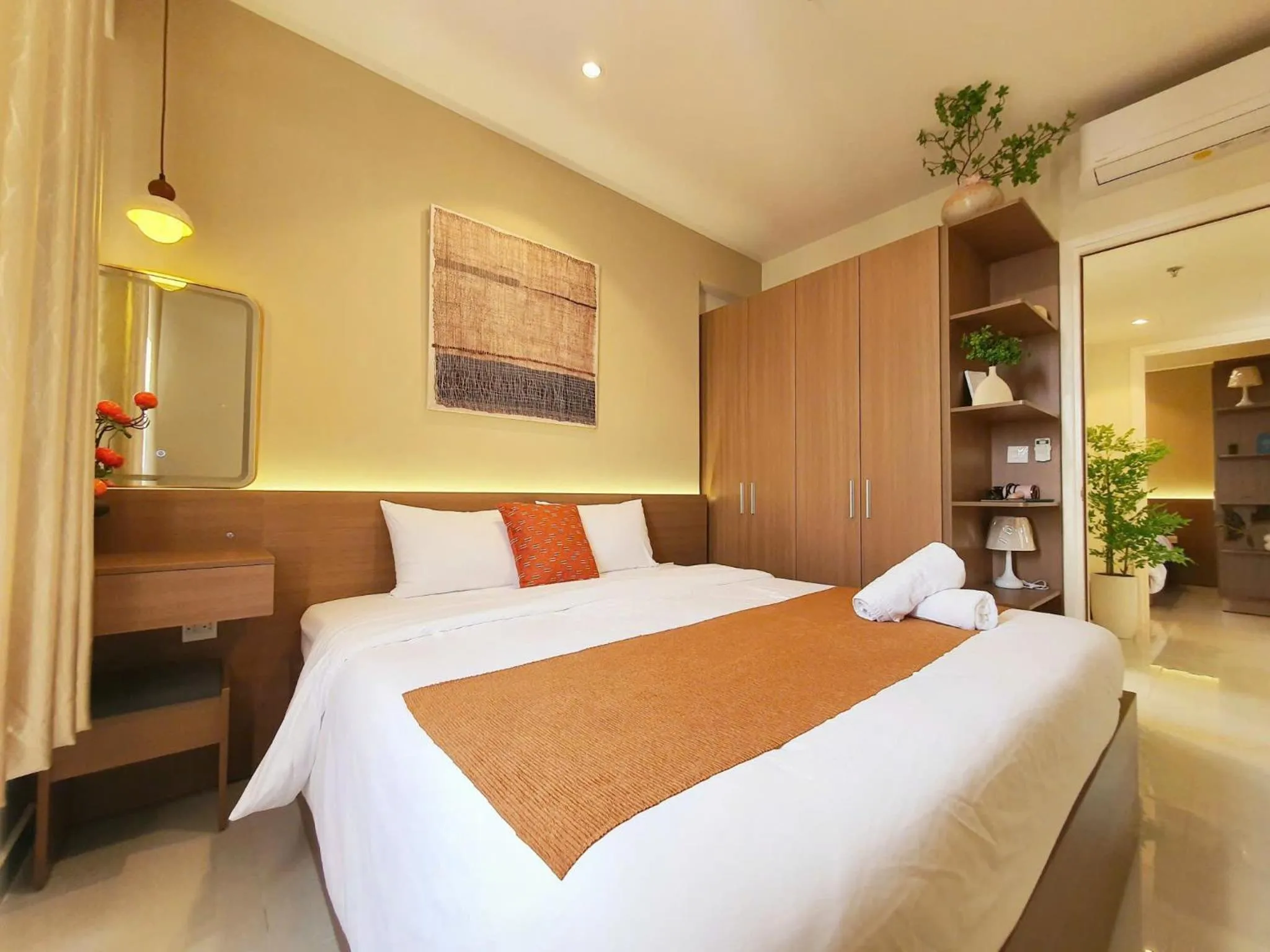 Bed in May Soho Saigon Serviced Apartment