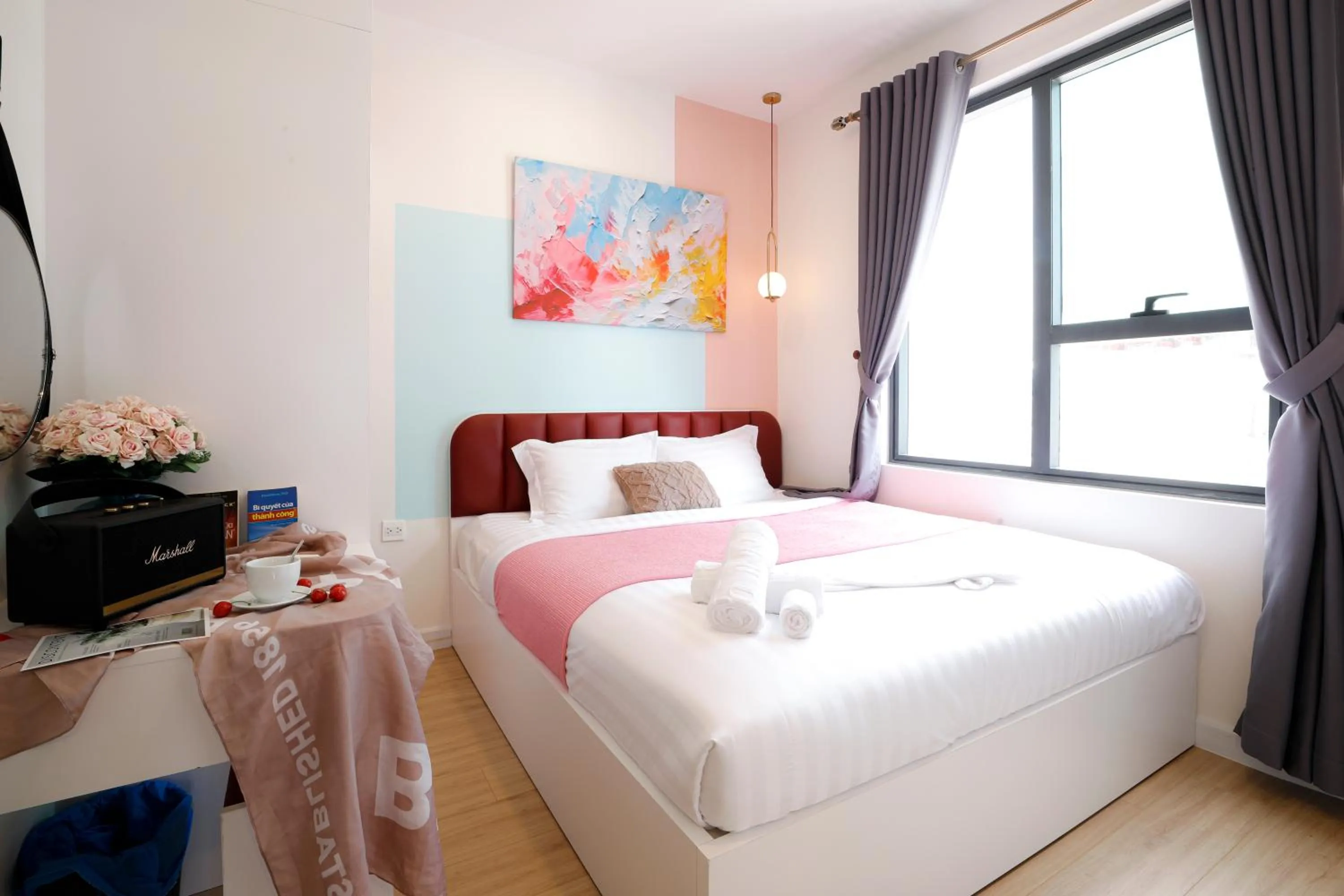 Bed in May Soho Saigon Serviced Apartment