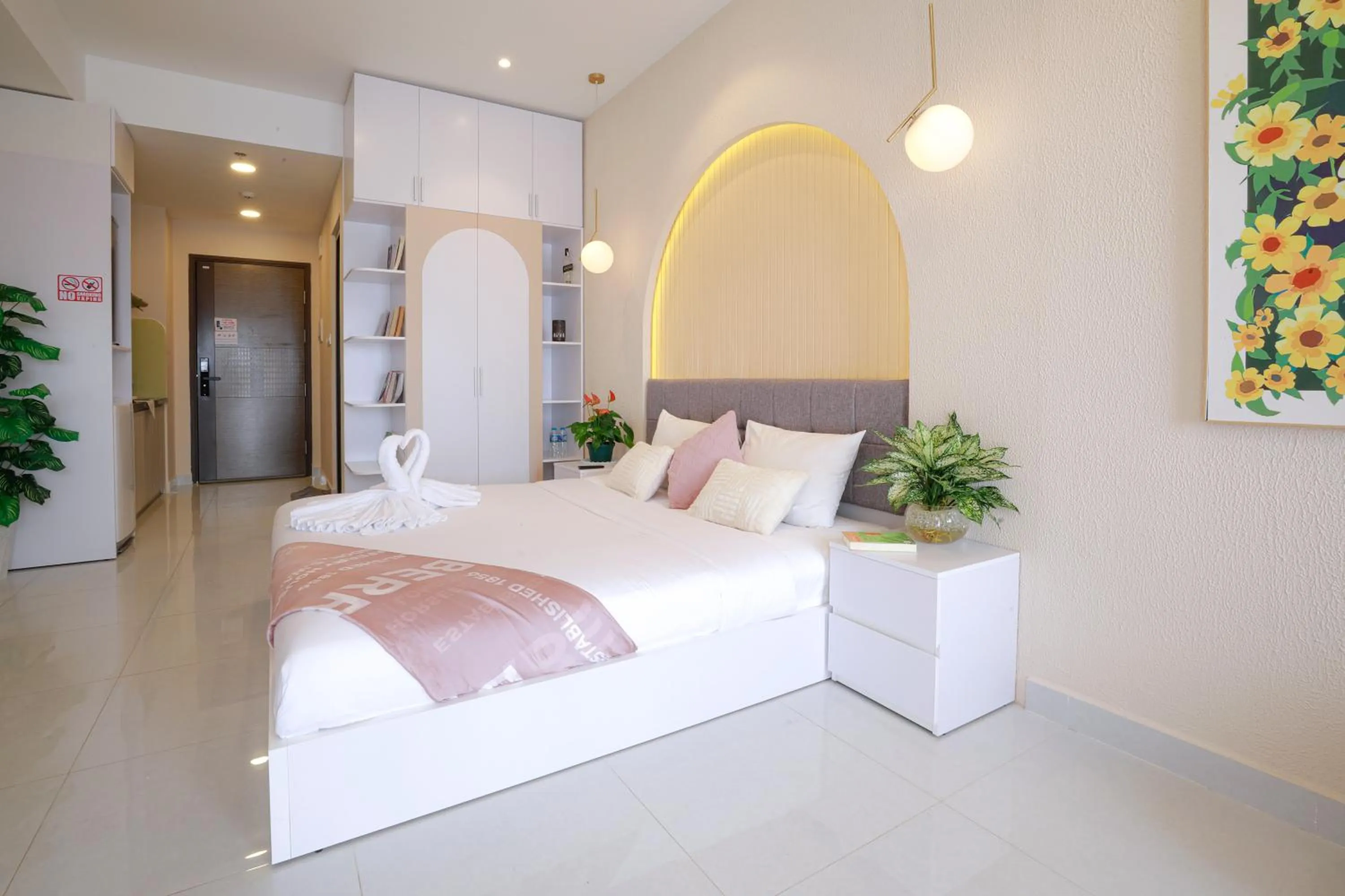 Bed in May Soho Saigon Serviced Apartment