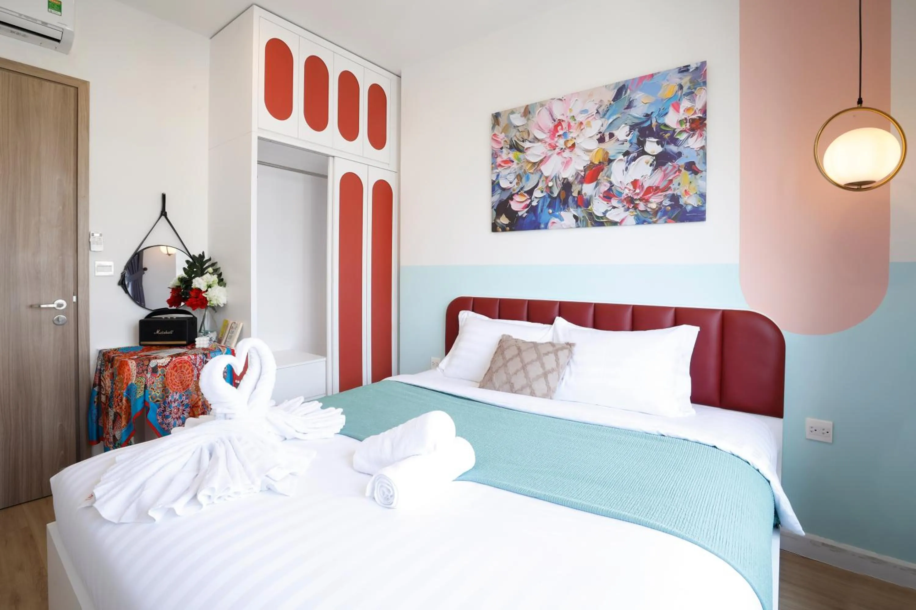 Bed in May Soho Saigon Serviced Apartment