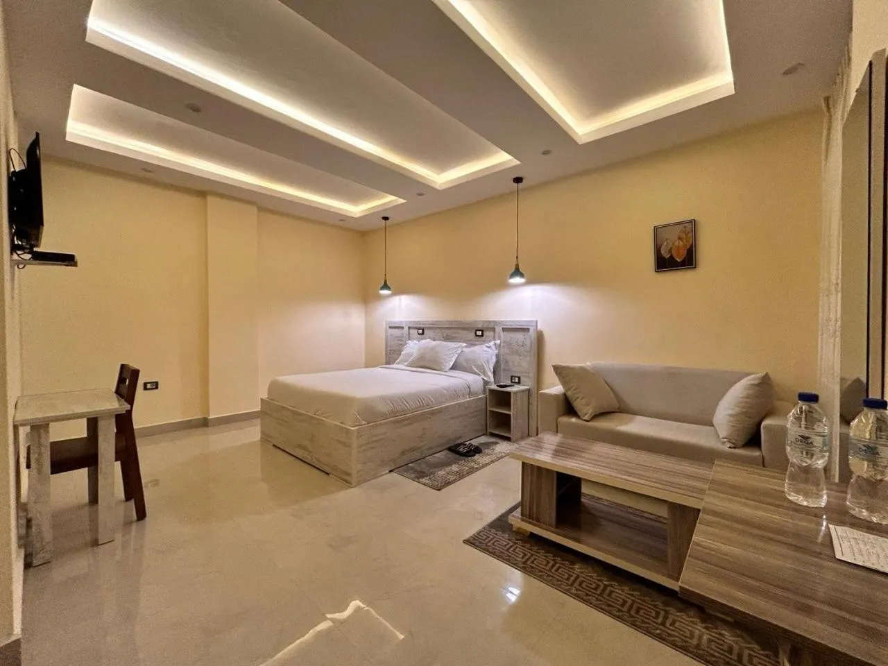 Bed in Glam Hotel Addis Ababa