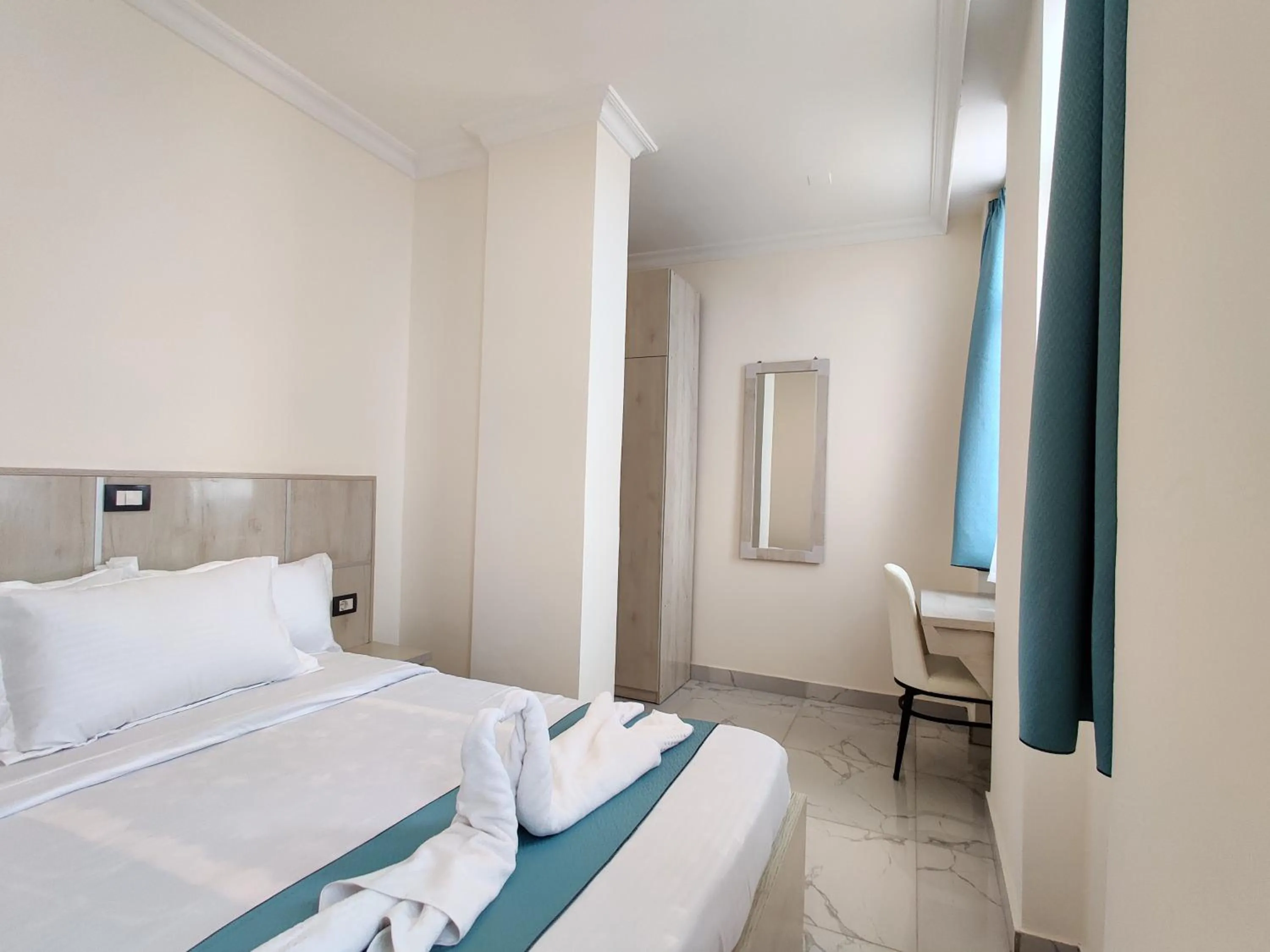 Bed in Glam Hotel Addis Ababa