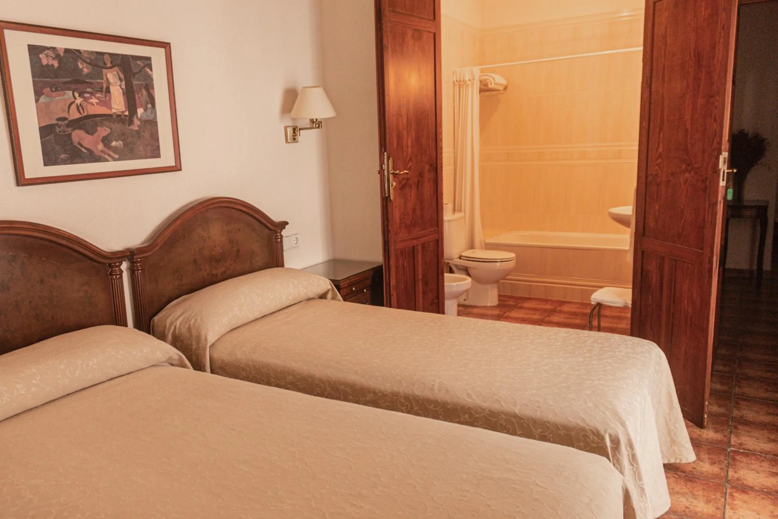 Bed in Hotel Tàrbena