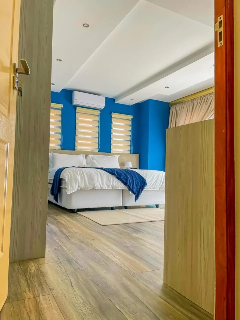 Bed in Kliprivier Guest House