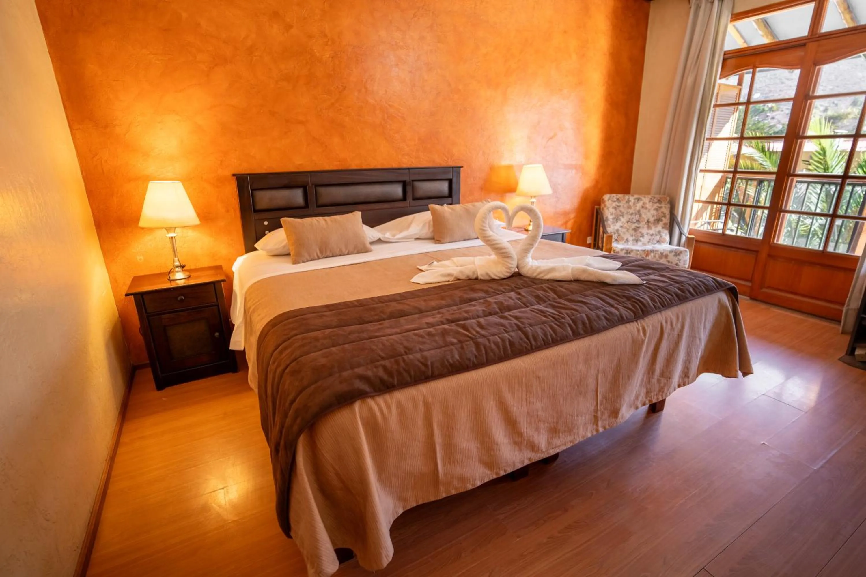 Bed in Hotel Naturaleza Vertientes de Elqui