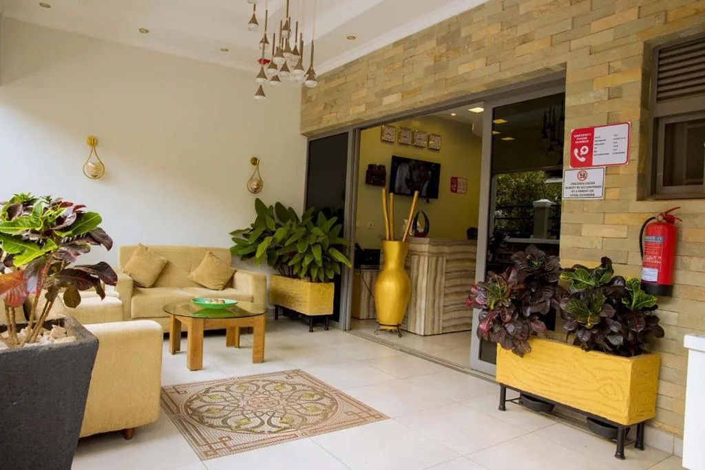 Seating area in Velvet Suites