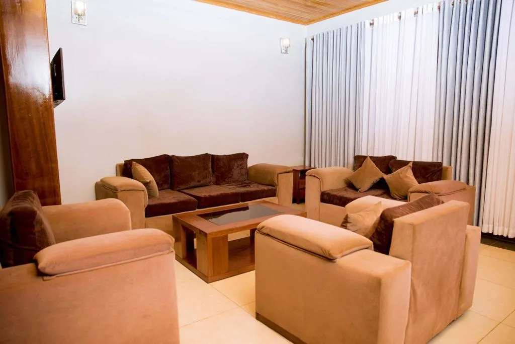 Living room in Velvet Suites