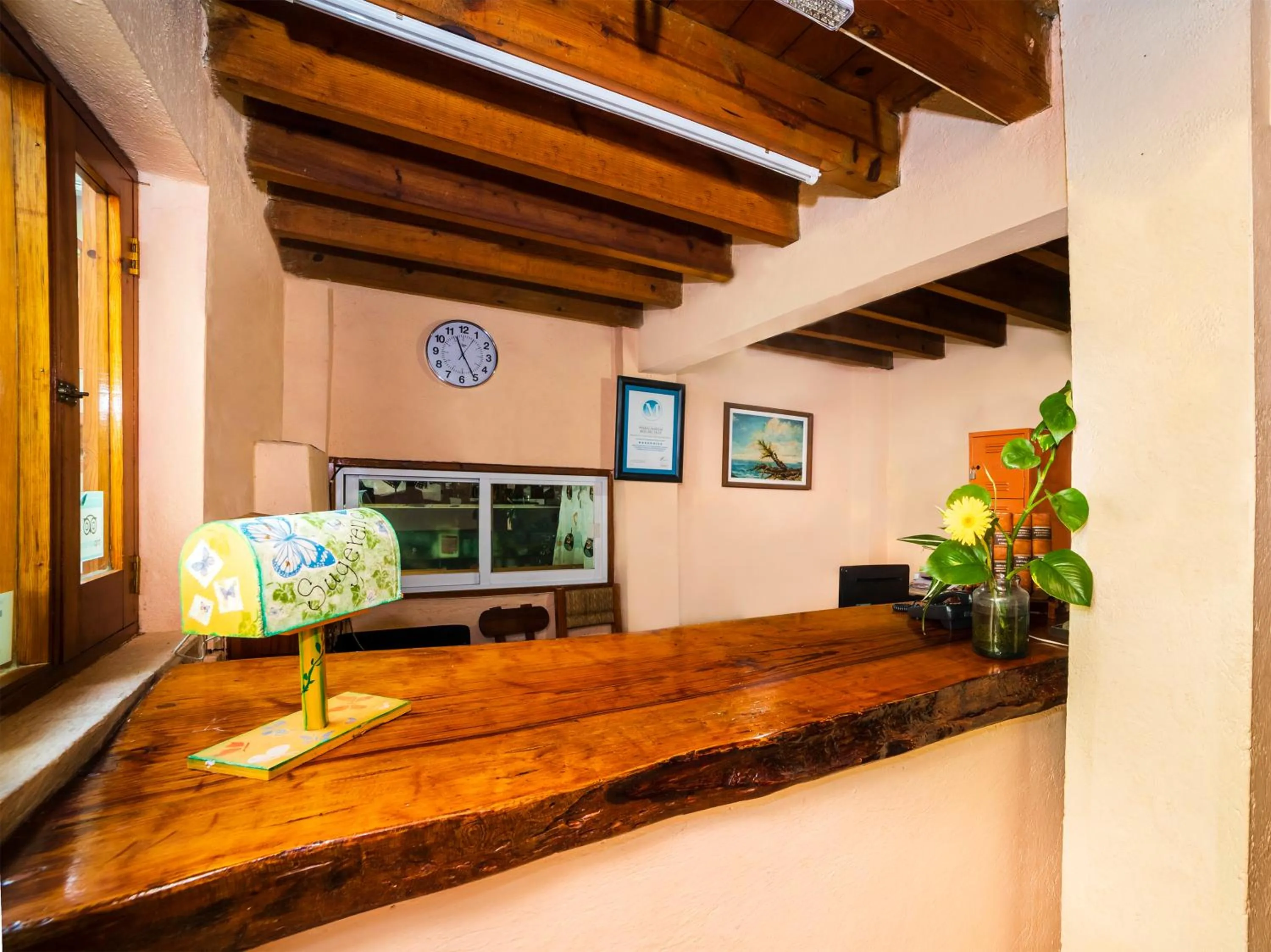 Lobby or reception in Posada Real del Valle