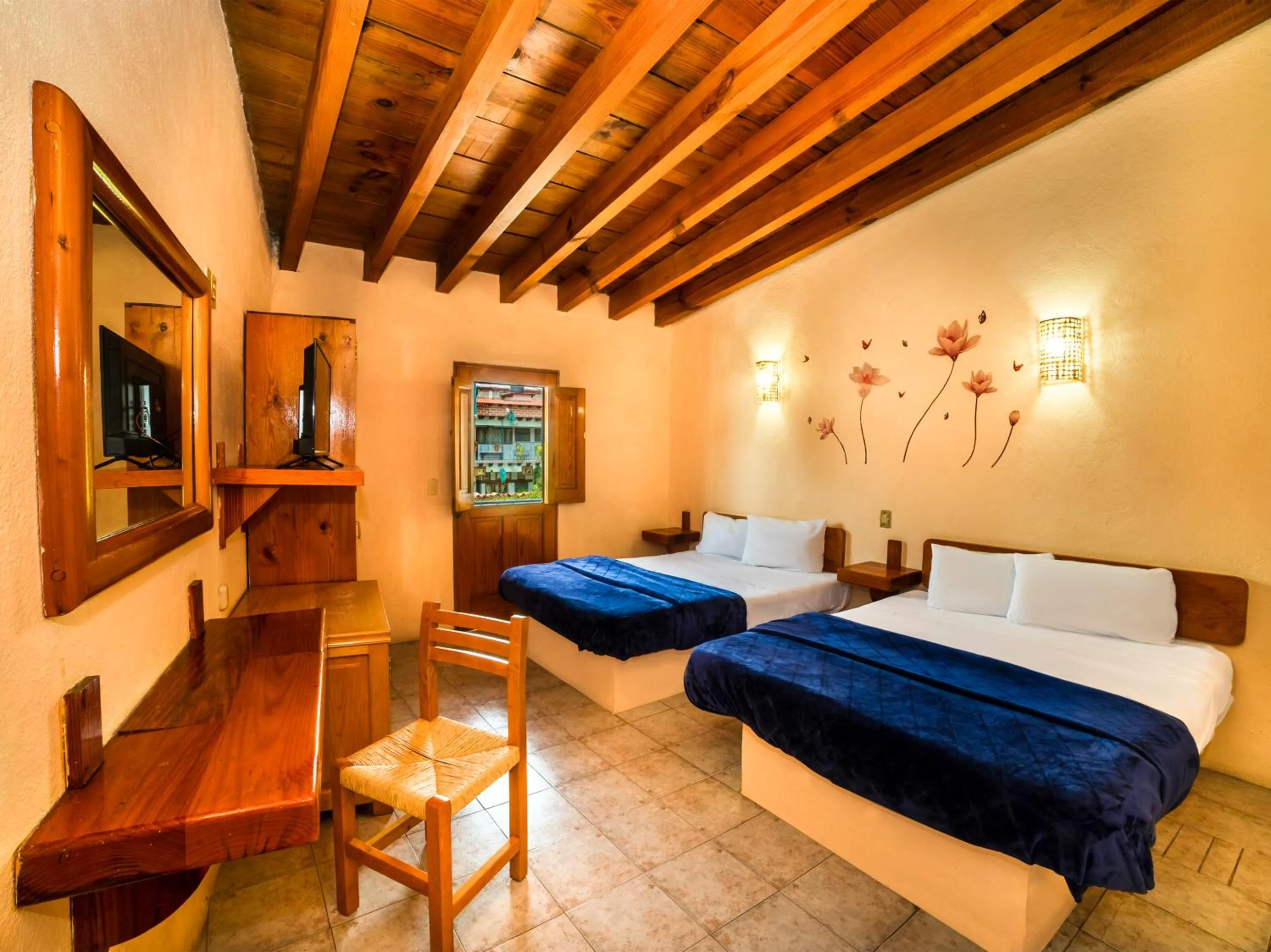 Bed in Posada Real del Valle