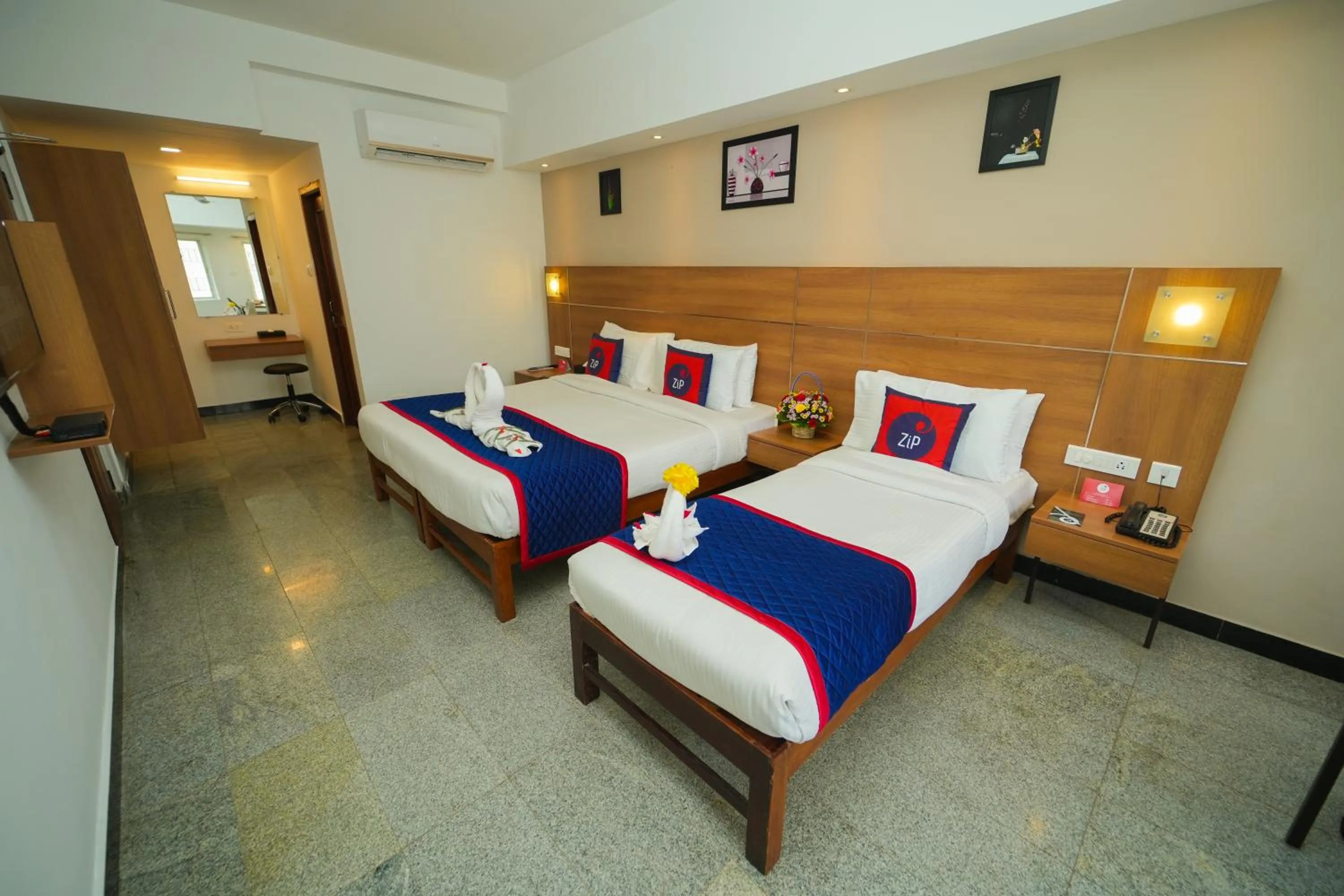 Bed in Zip by Spree Hotels Mangala International
