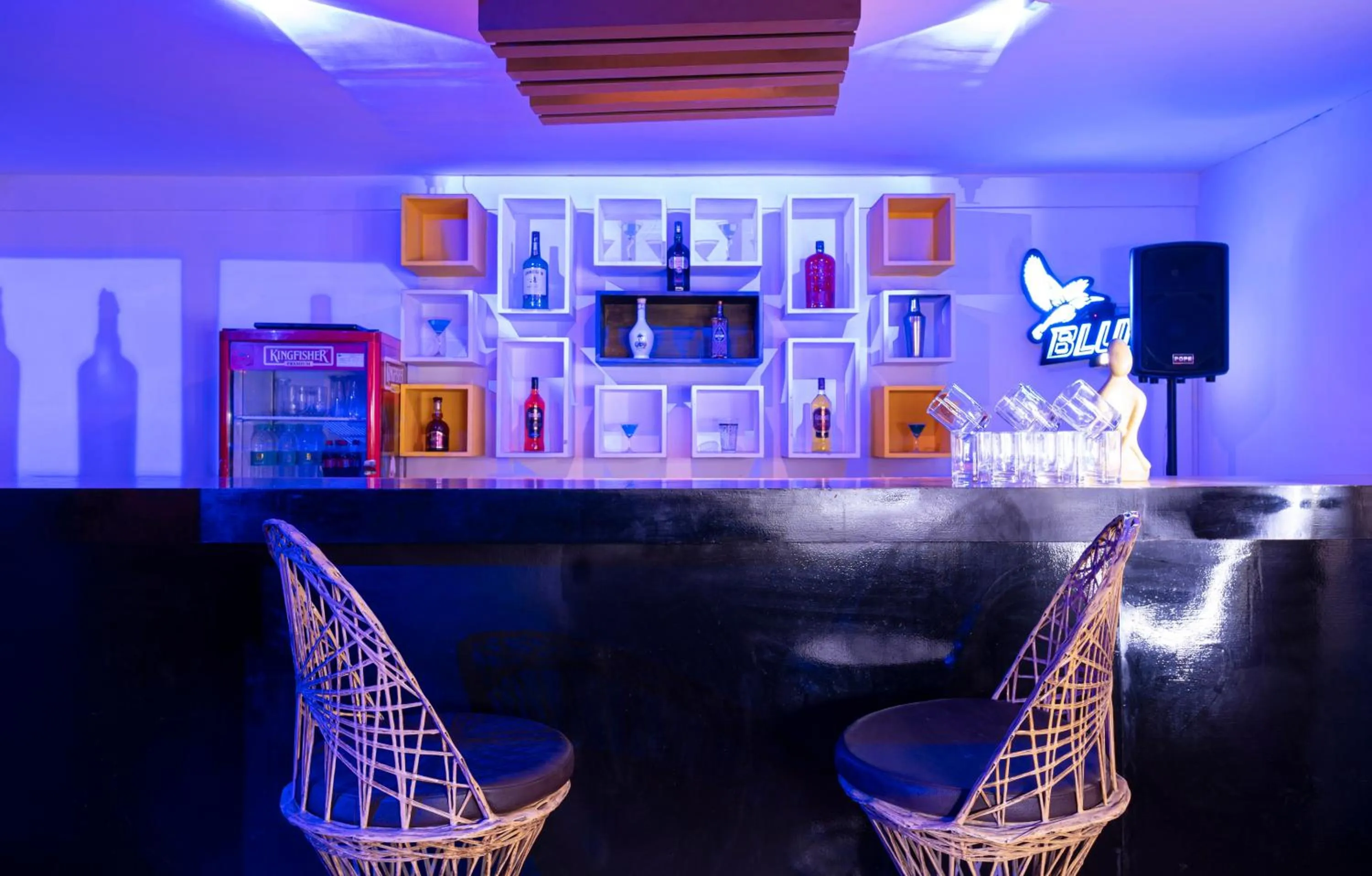 Lounge or bar in Zip by Spree Hotels Mangala International