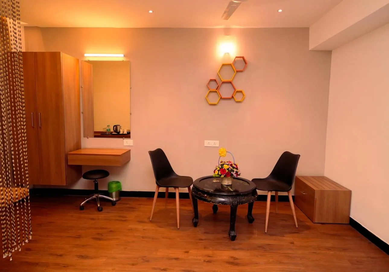 Seating area in Zip by Spree Hotels Mangala International