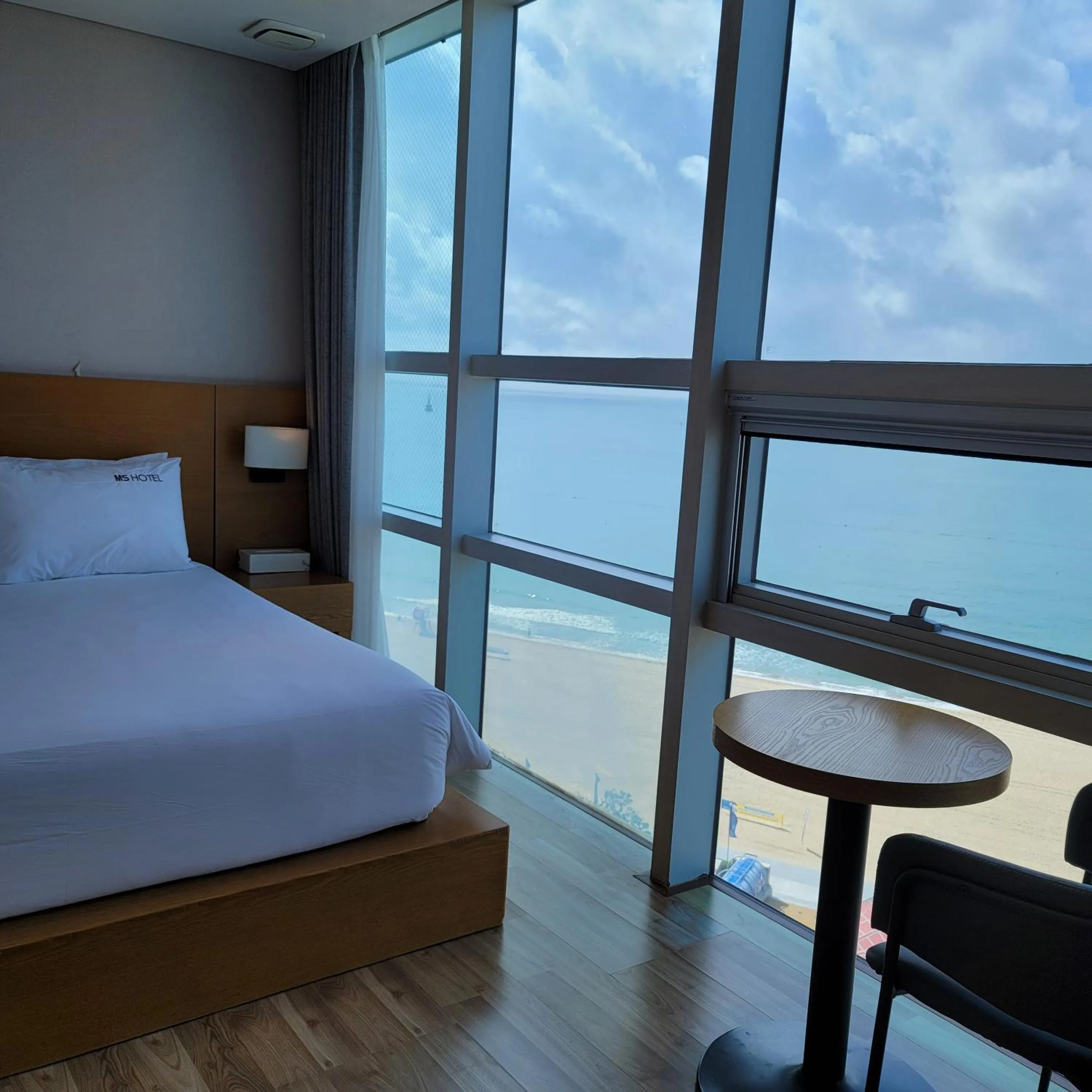 Bed in MS Hotel Haeundae