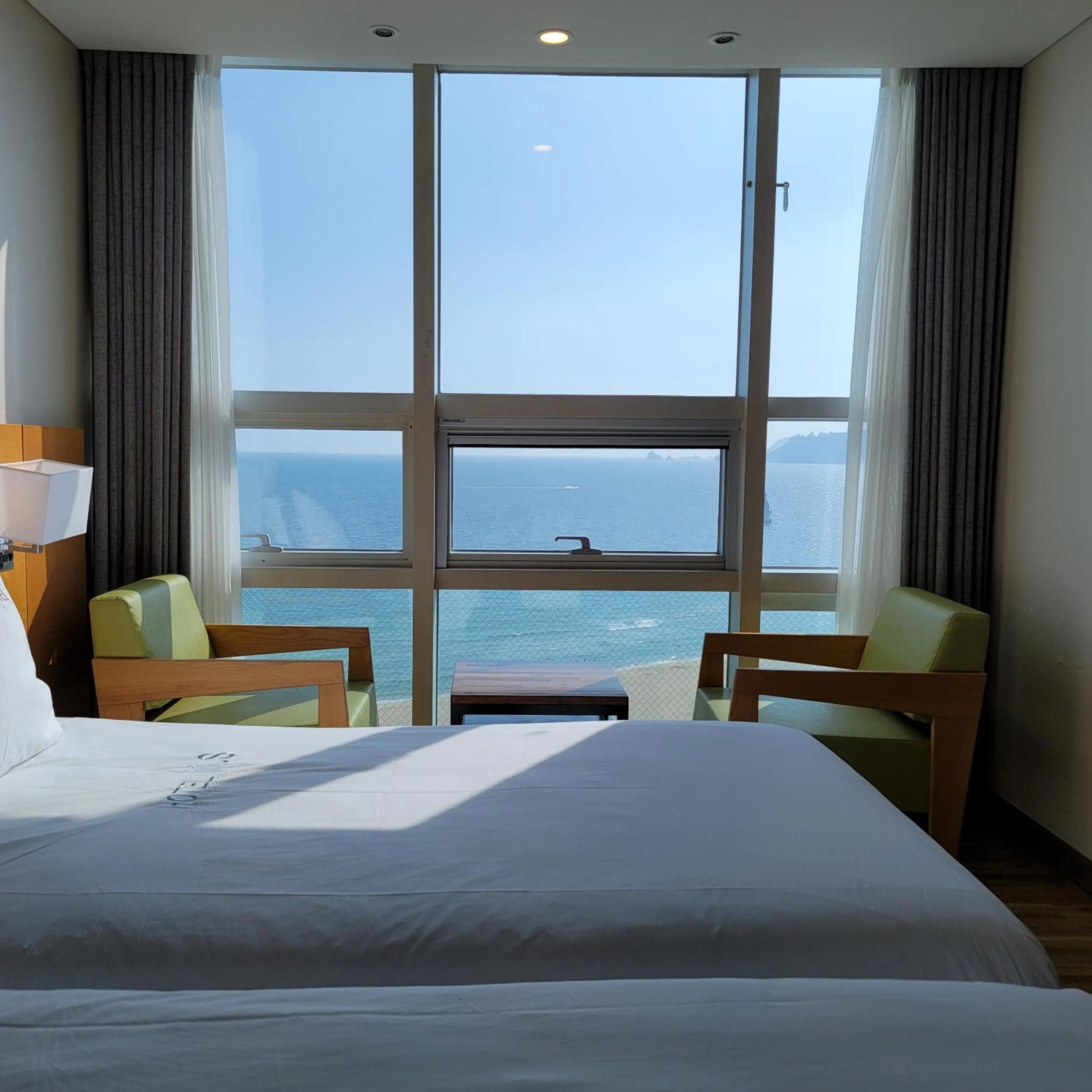 Bed in MS Hotel Haeundae
