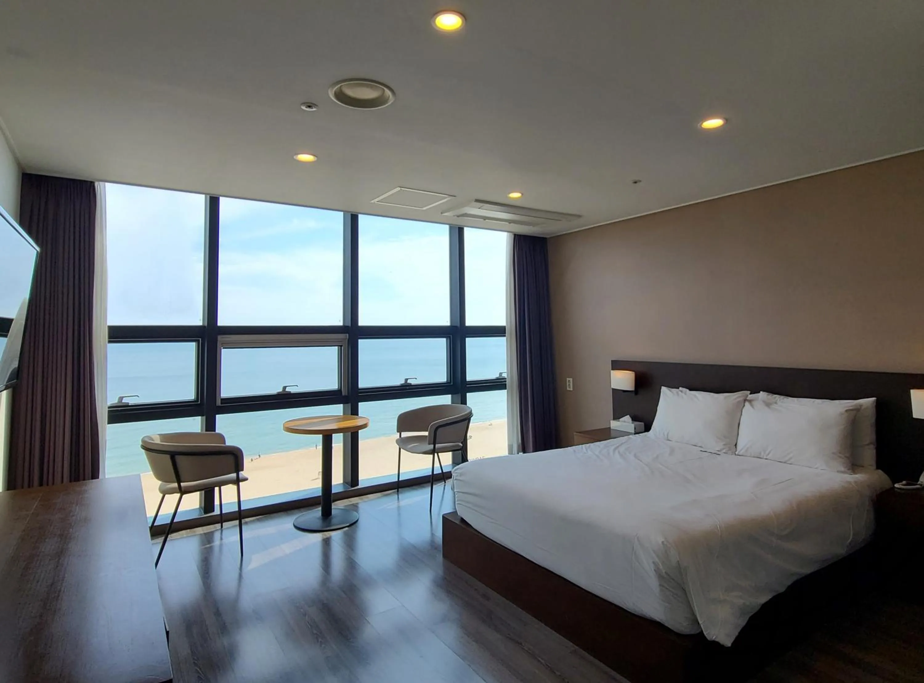 Bed in MS Hotel Haeundae